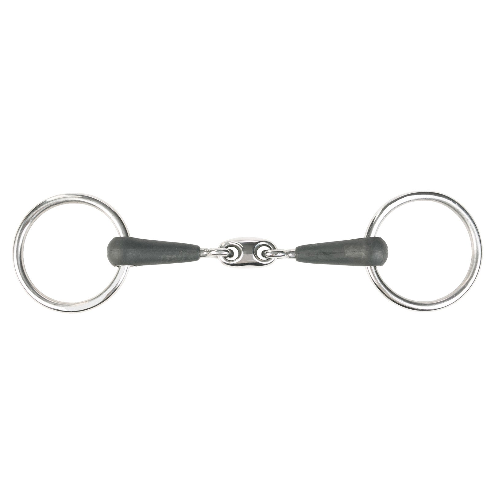 BR D – Morso Morbido A Doppio Snodo In Acciaio Dolce Contact 13,5 Cm (16 Mm) – Ideale Per Cavalli Sensibili