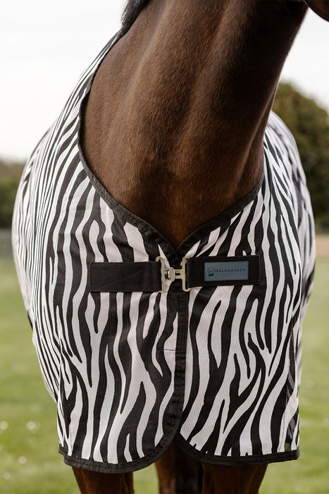 Zebra-Fliegendecken für Pferde
