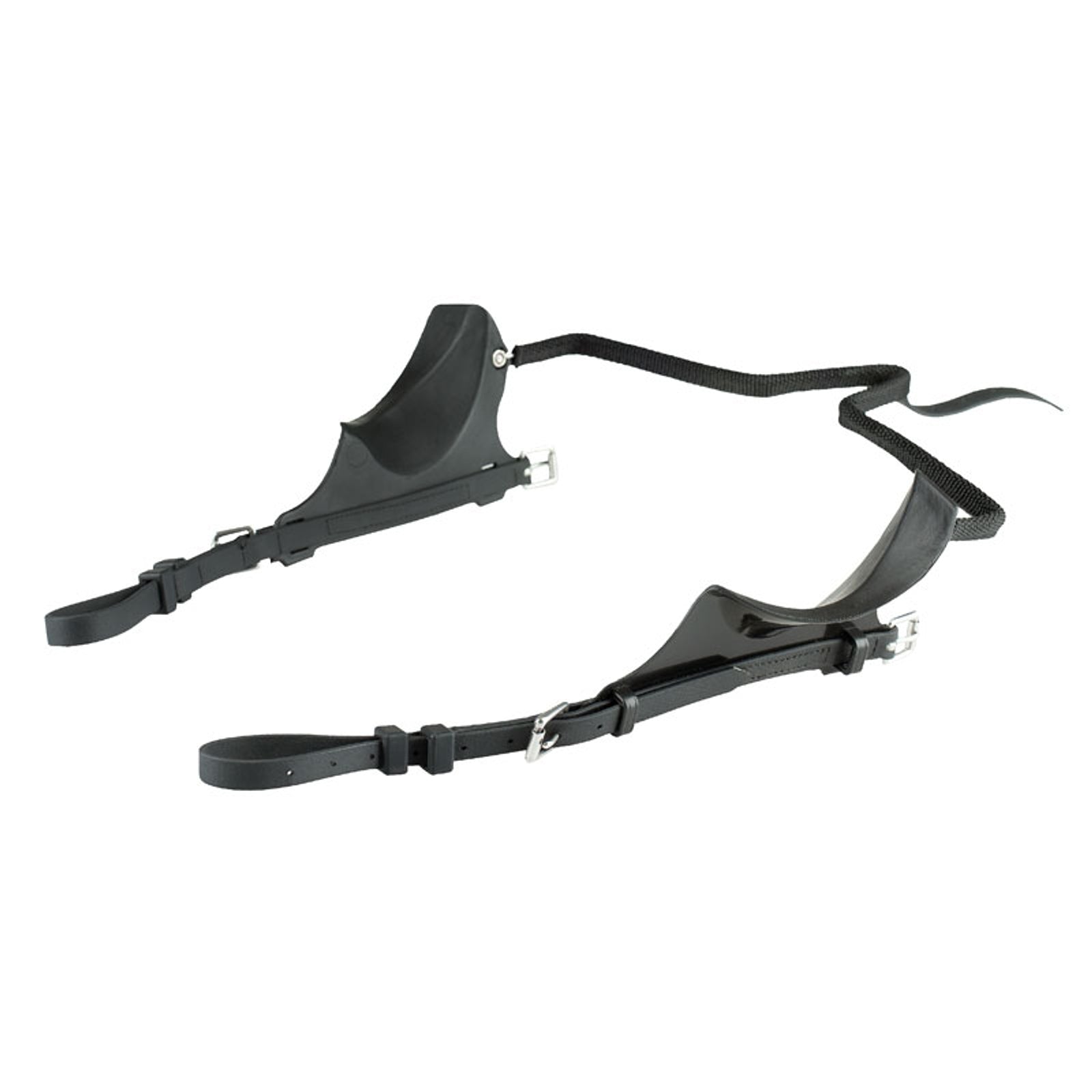 Finntack Paraocchi alla russa sintetici con cinghie Attrezzatura per la corsa