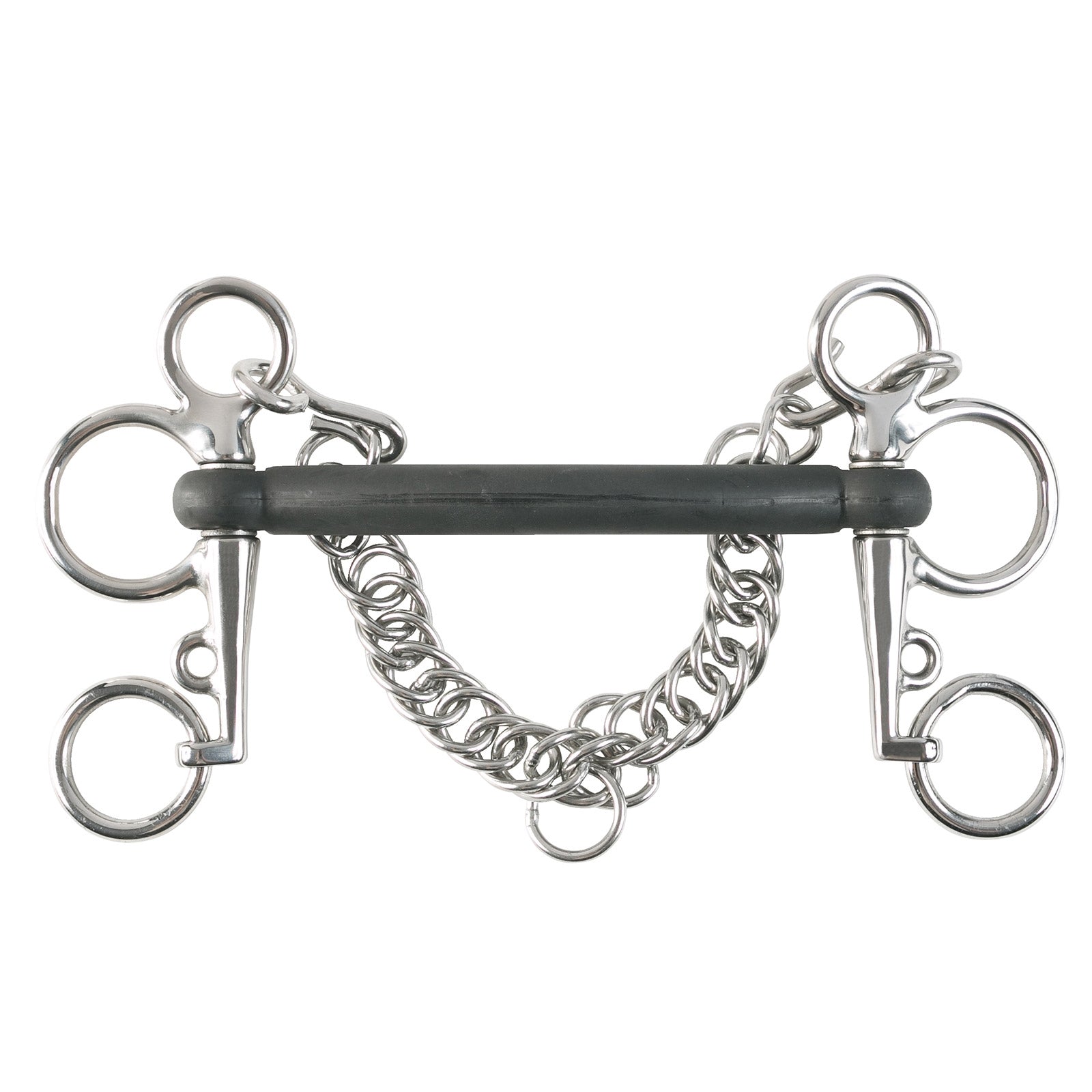 Horze Morso Mullen Pelham in gomma Boccaglio