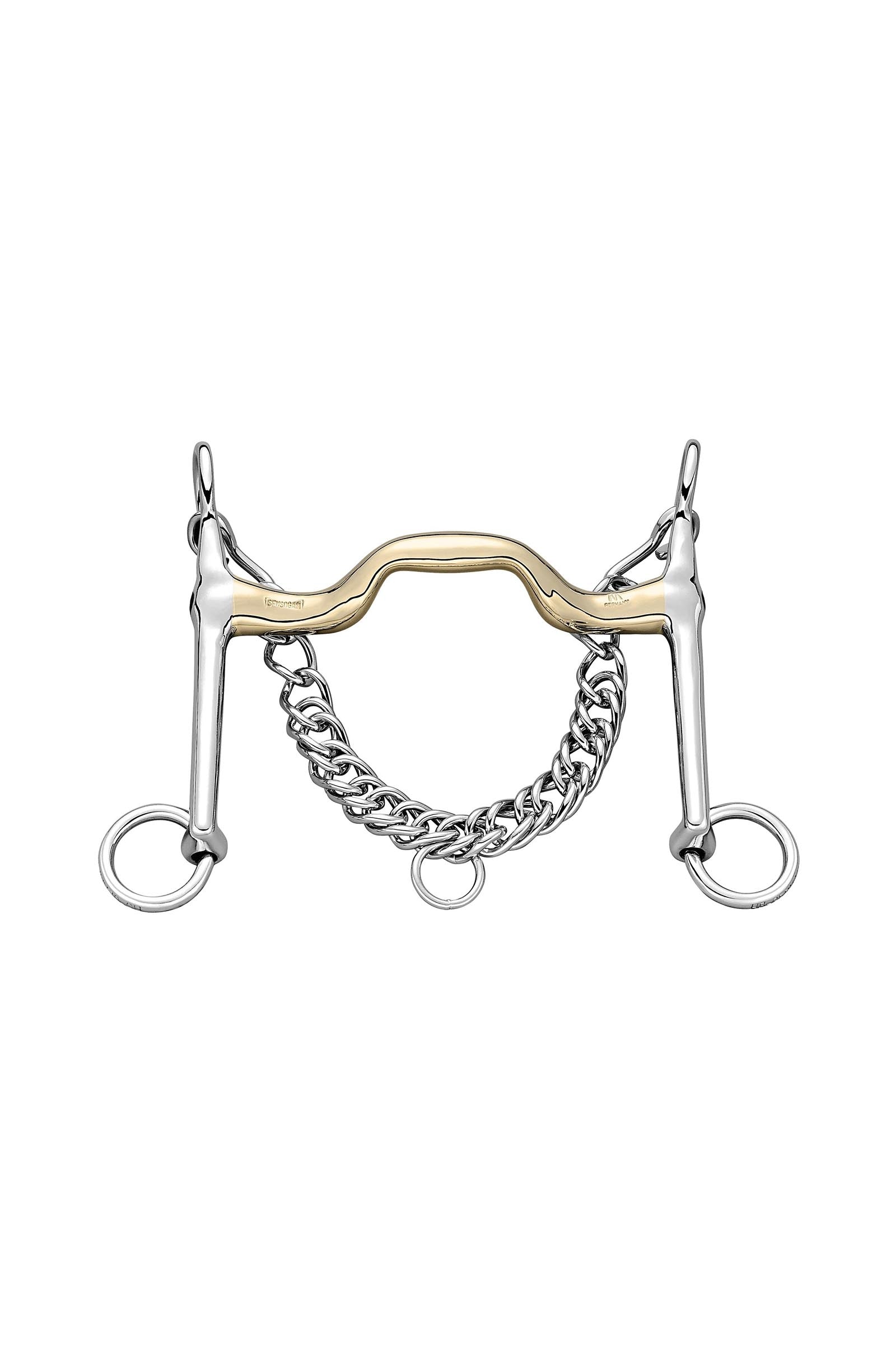 Sprenger KK morso da briglia dressage, bocca rigida con port, 18 mm, Sensogan Boccaglio