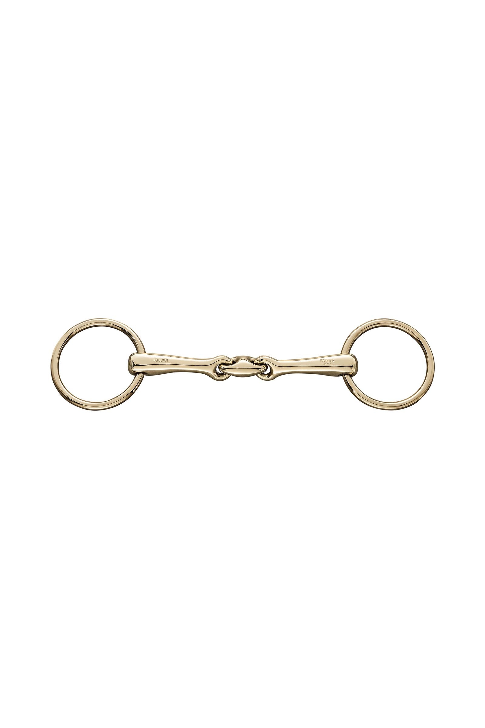 Sprenger KK Ultra filetto da briglia, doppio snodo, 14 mm, Sensogan, anelli Aurigan Boccaglio
