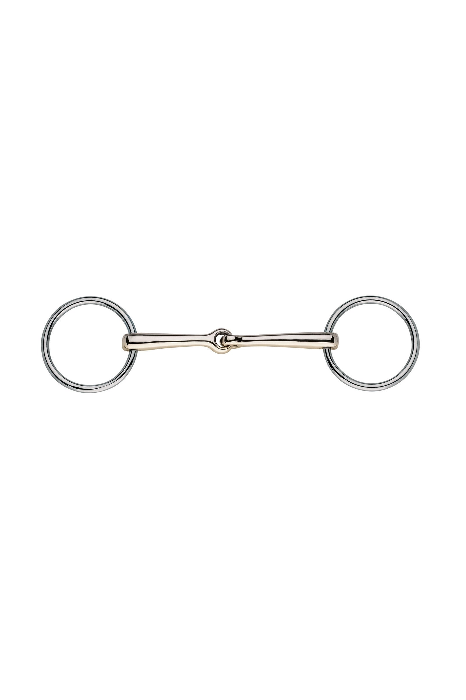 Sprenger filetto da briglia ad anelli liberi, snodo semplice, 12 mm, Sensogan Boccaglio