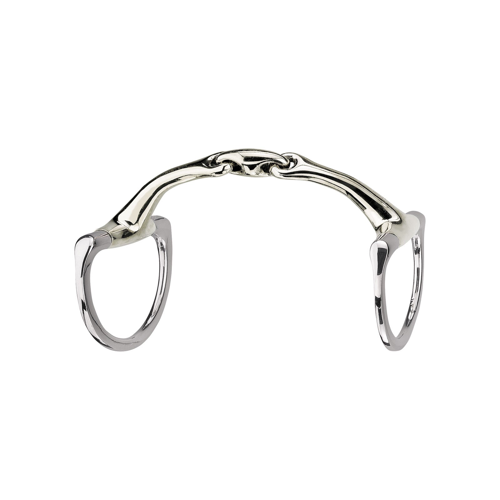 Sprenger Dynamic RS Sensogan D-Ring Eggbutt Bit, Double Jt. 14 mm Boccaglio