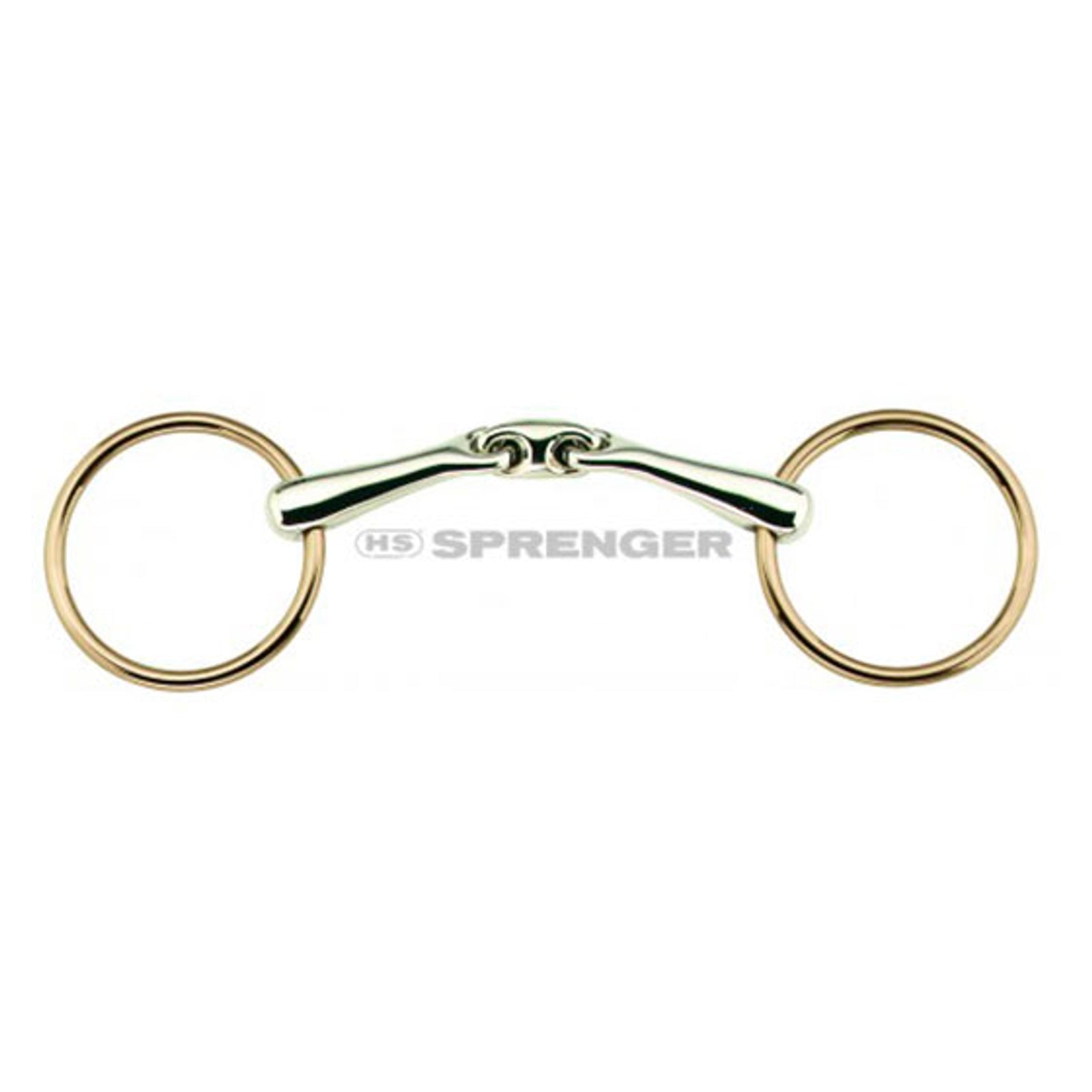 Sprenger KK ULTRA Sensogan/Aurigan Loose Ring Snaffle, Double Jt., 21 mm Boccaglio