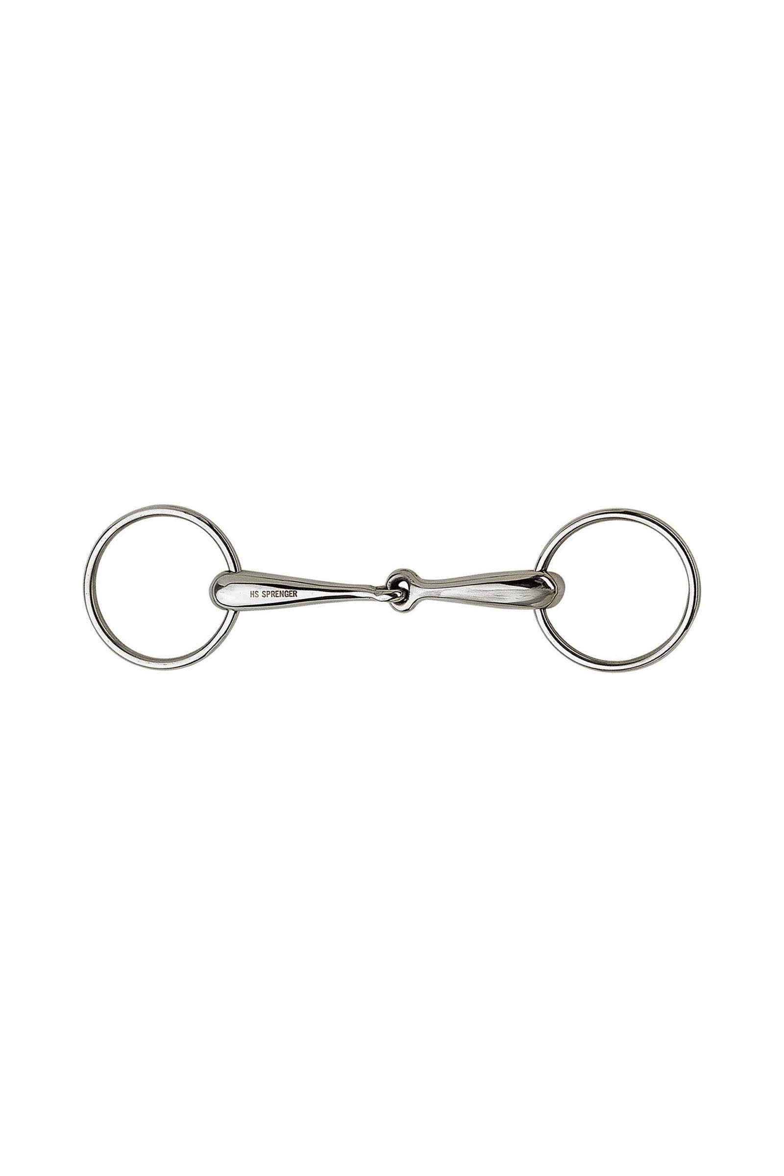Sprenger filetto ad anelli liberi, snodato semplice, 18 mm, acciaio inox Boccaglio