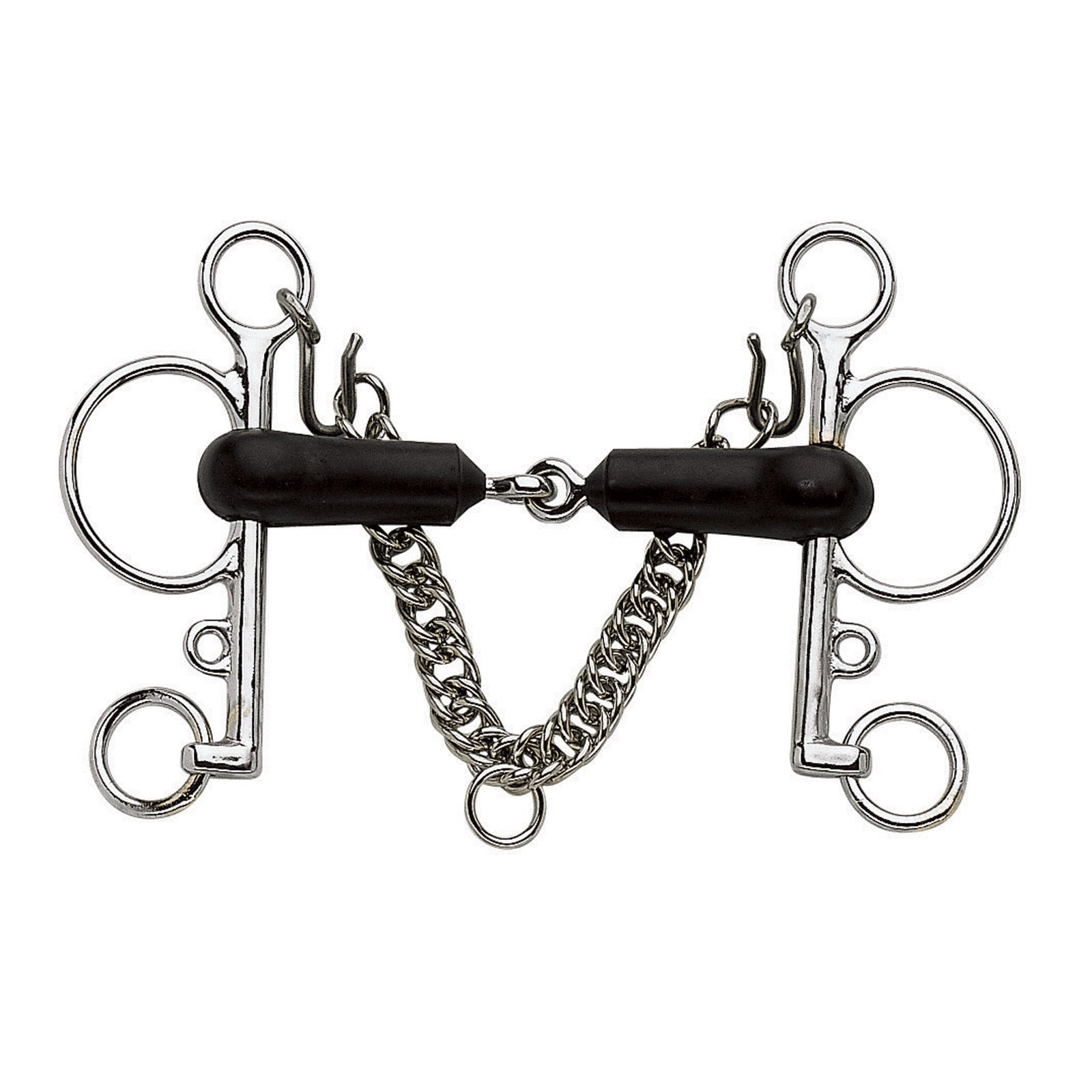 Sprenger Morso Pelham in gomma flessibile, snodo singolo Boccaglio