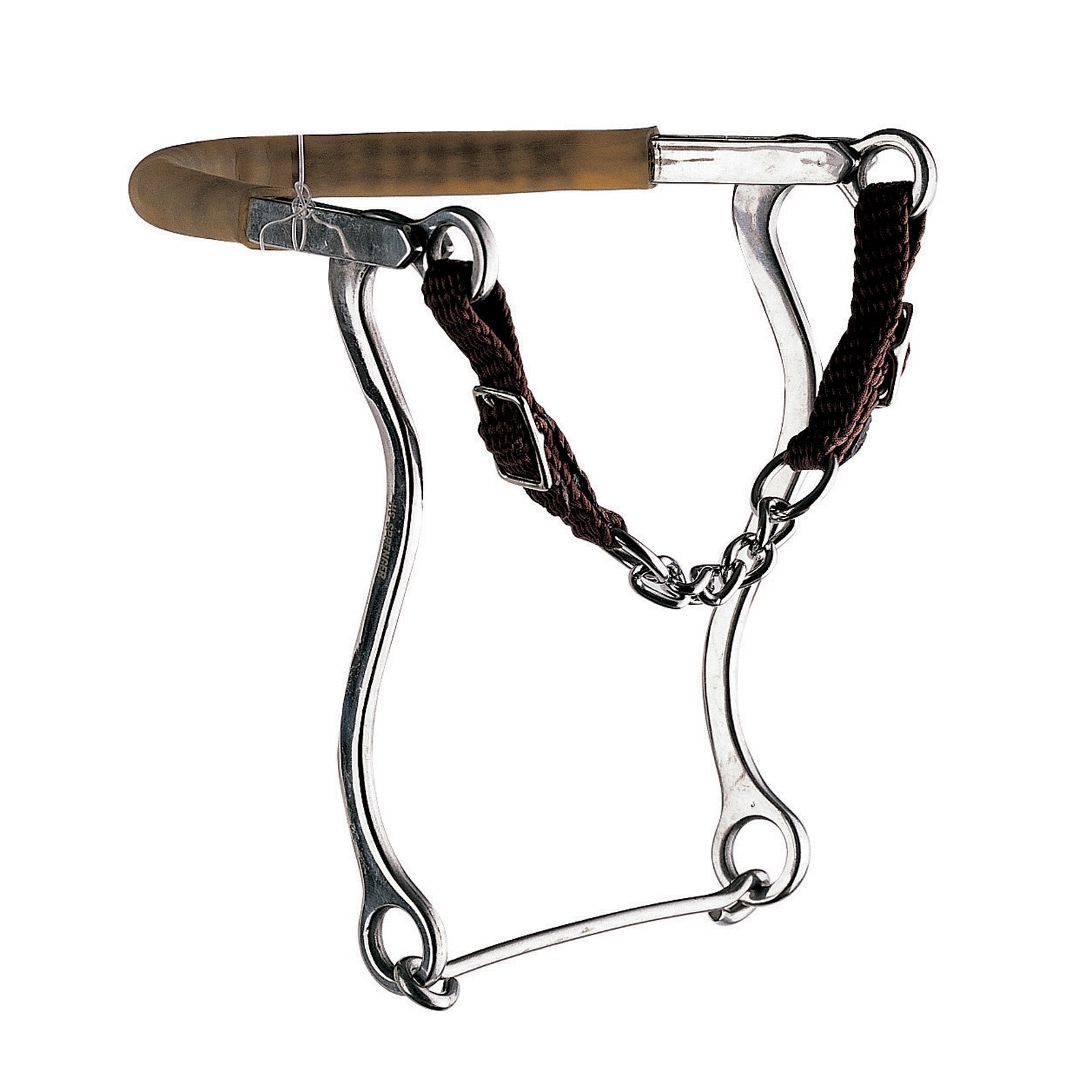 Sprenger Morso Hackamore con catenella e guance in acciaio inossidabile, 31 cm Boccaglio