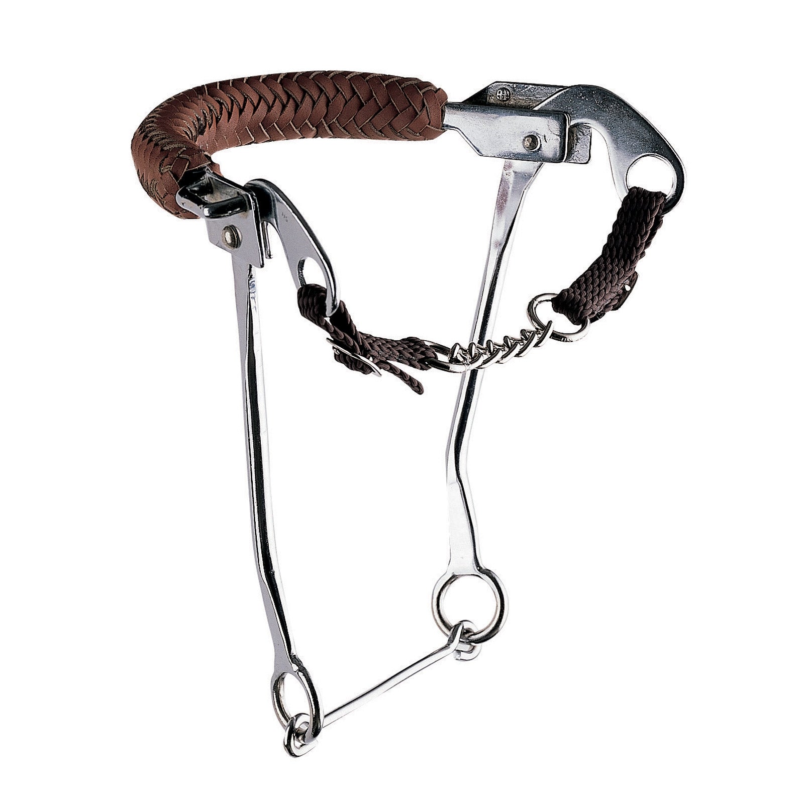 Sprenger Morso Hackamore con catenella e guance in acciaio inossidabile, 35 cm Boccaglio