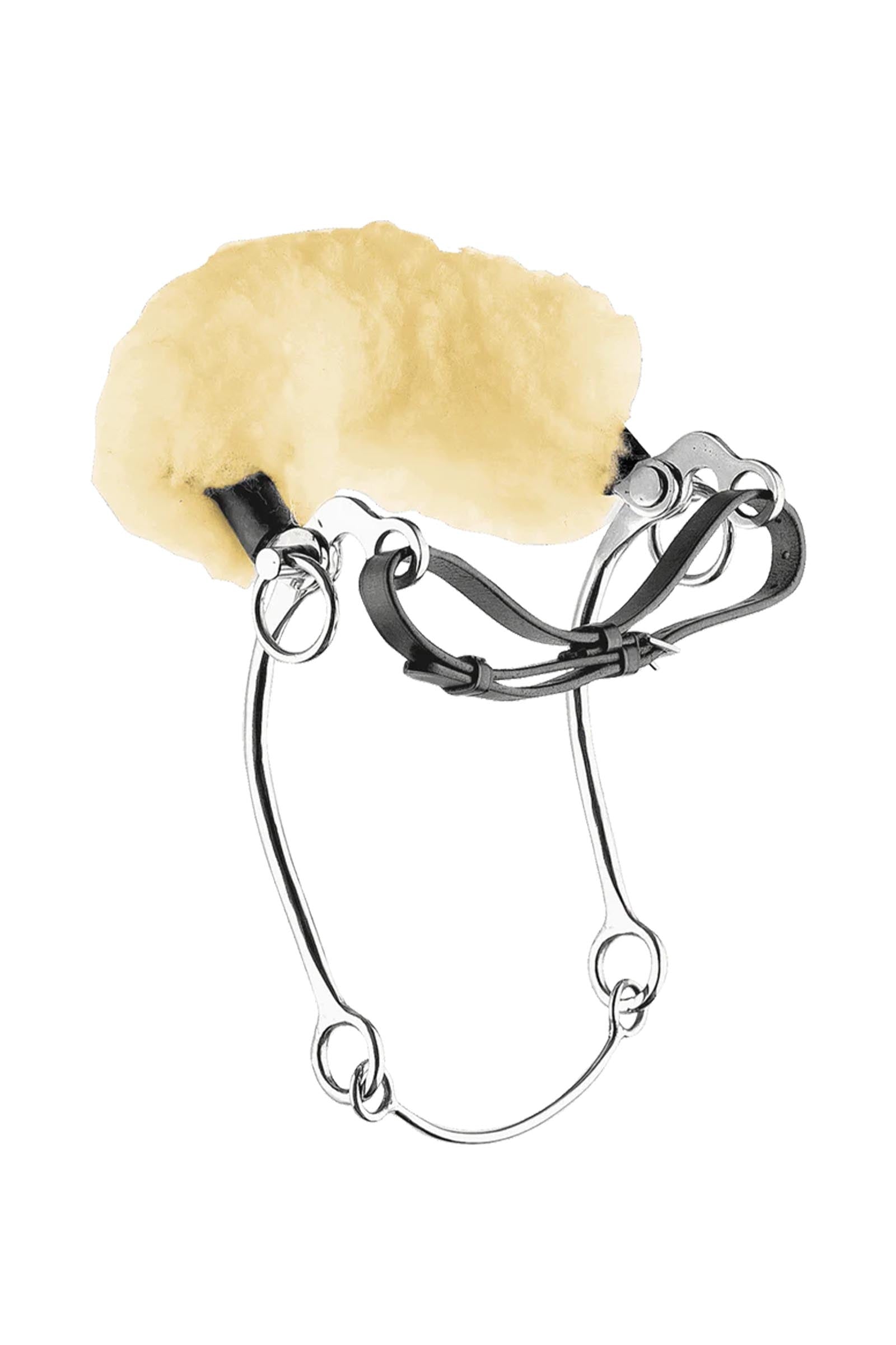 Sprenger hackamore combinato, con capezzina imbottita Boccaglio