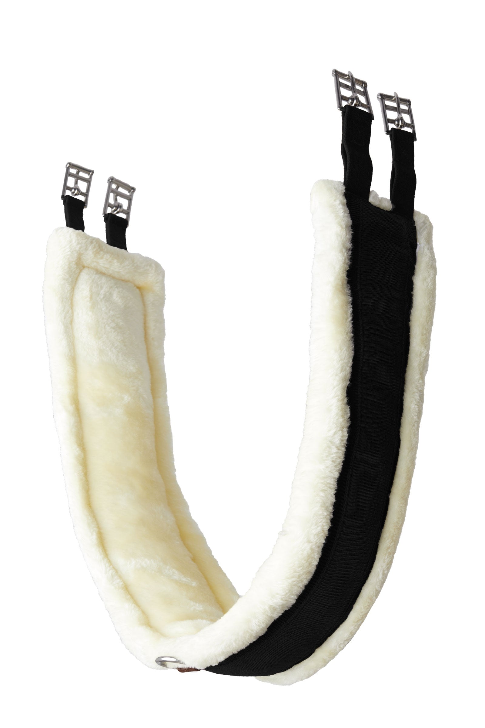 Horze Kyiv Sottopancia lungo in neoprene con pelliccia ecologica inamovibile Selle & Sottopancia