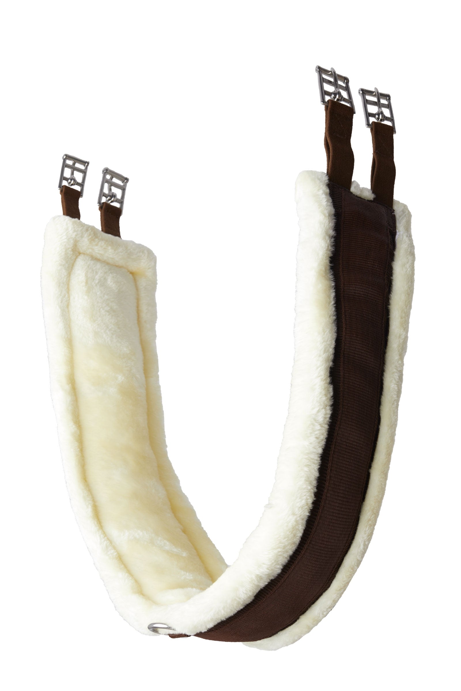 Horze Kyiv Sottopancia lungo in neoprene con pelliccia ecologica inamovibile Selle & Sottopancia