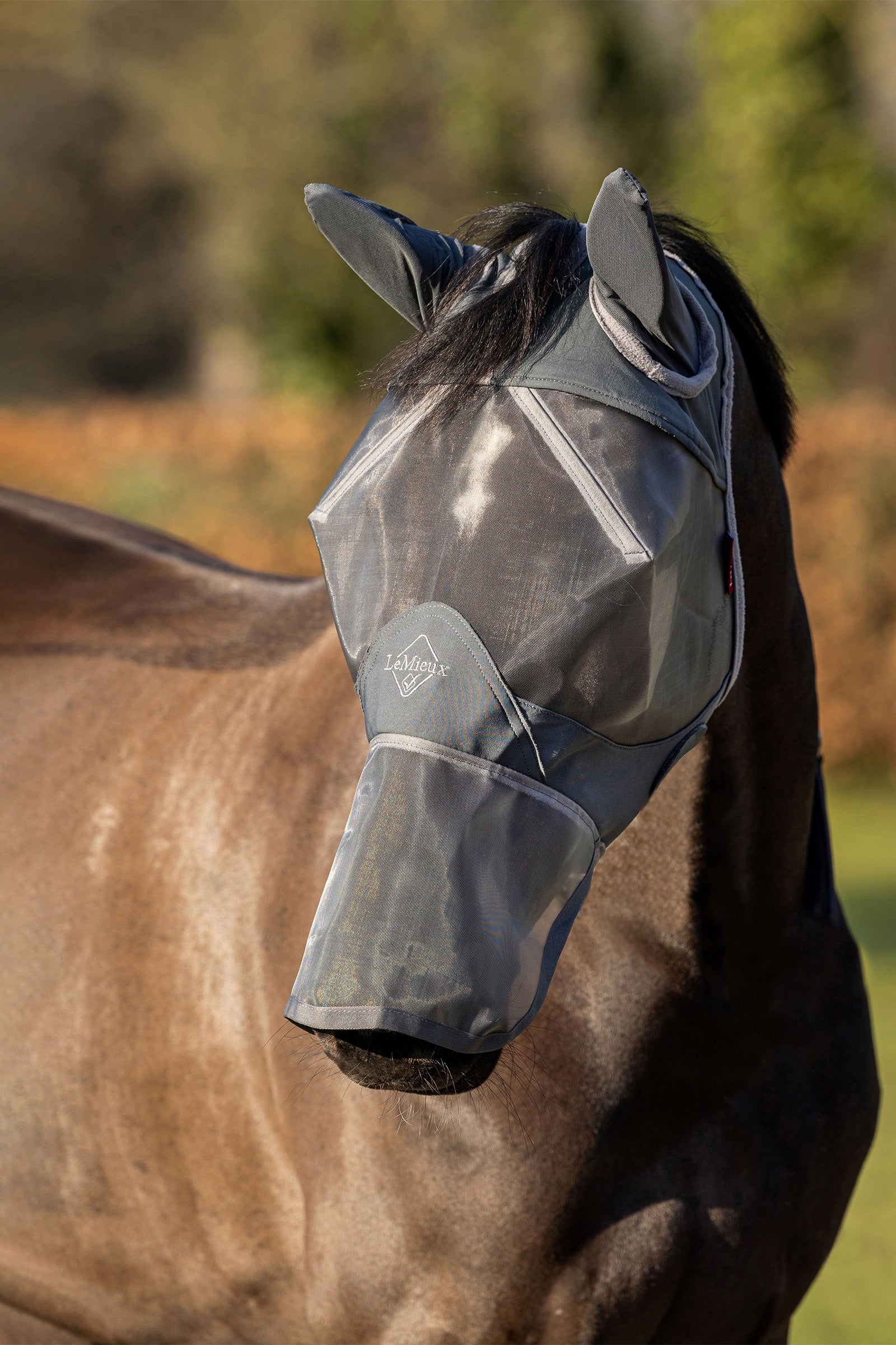 LeMieux ArmourShield Pro Full Fly Mask Antifly Protection for Horses