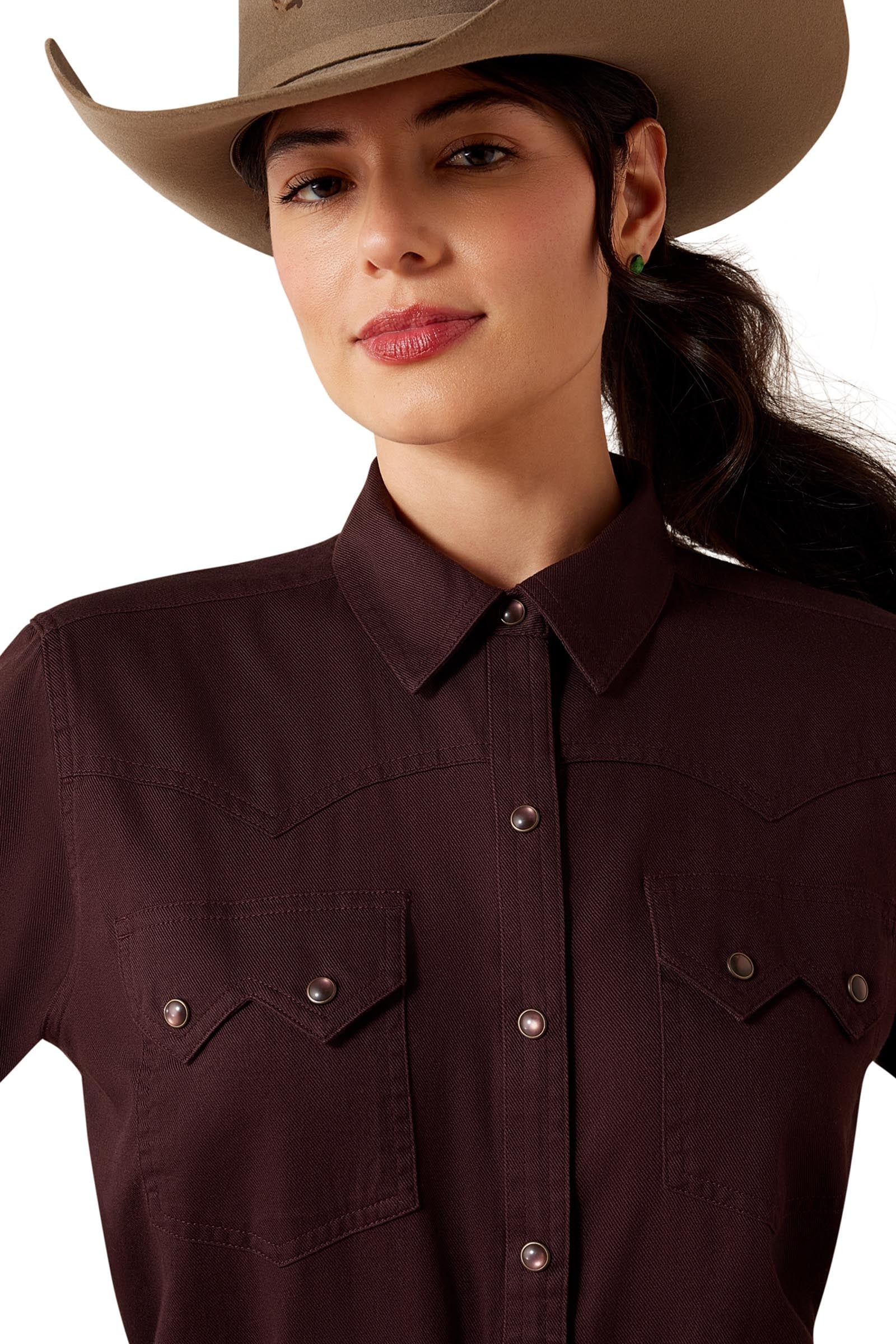Ariat Womens Earthbound Western Snap Shirt Women’s Riding Clothing