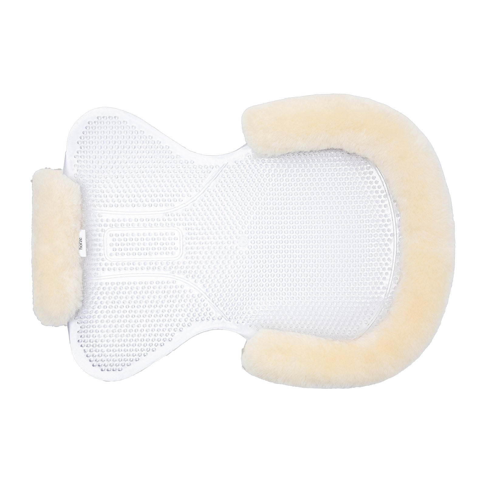 Horze Harleigh Cuscinetto in gel con finiture in pelle di agnello Sottosella