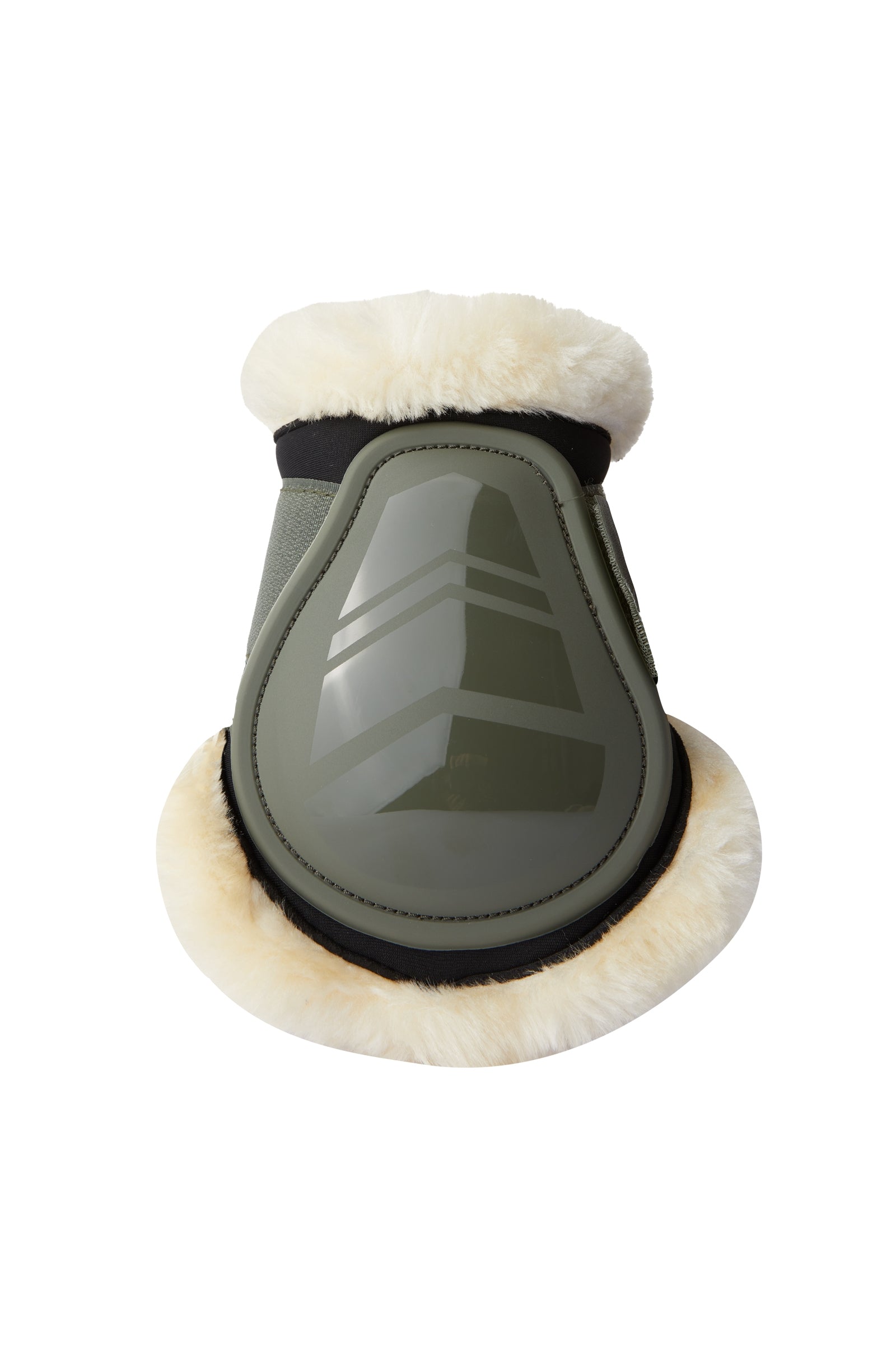 Horze Caliber Fetlock Boots with Faux Fur Lining Leg Protection & Hoof Protection for Horses