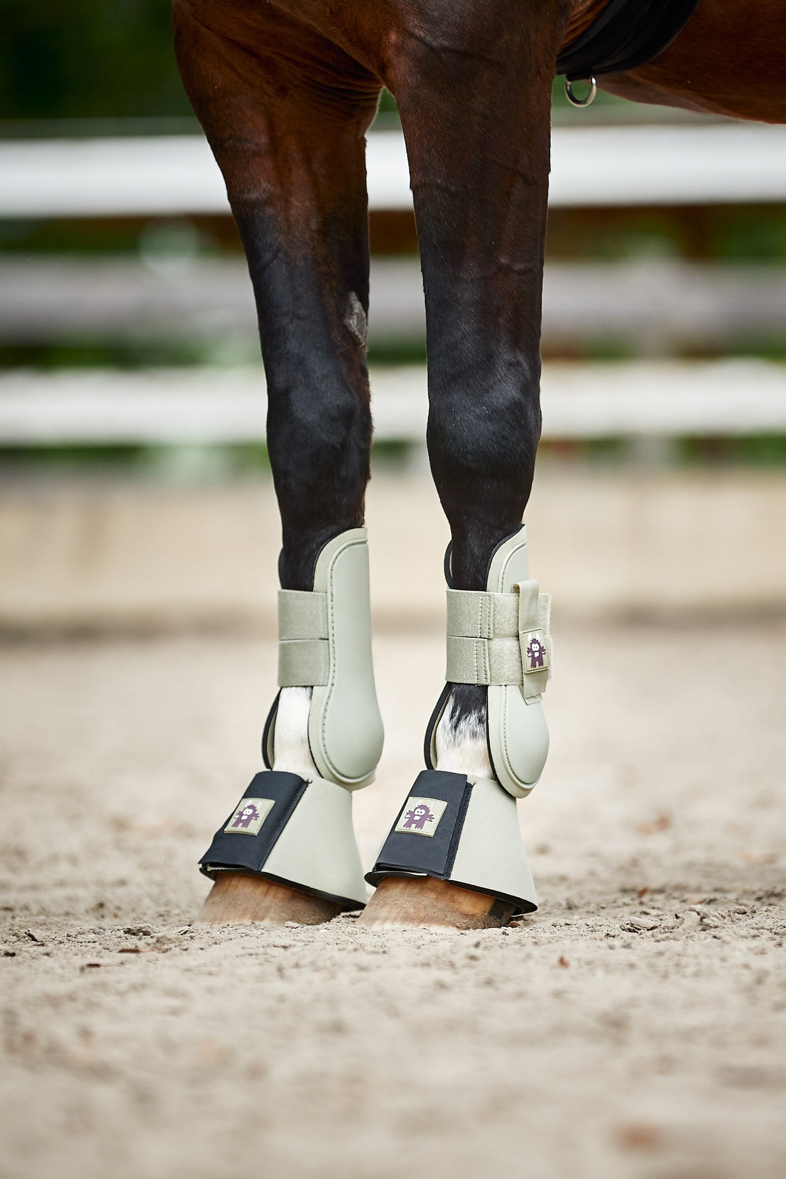 Horze Monster Pony Tendon Boots Leg Protection & Hoof Protection for Horses