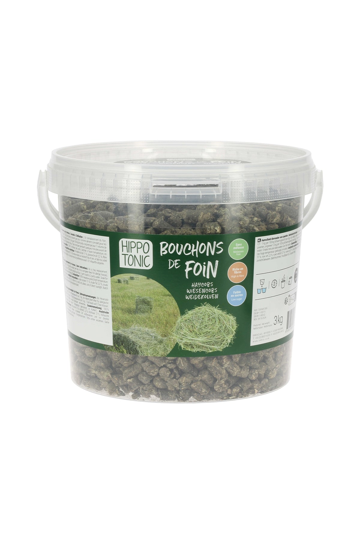 HIPPOTONIC Hay Cobs, Supplemento, 3 kg Horse Feed & Nutrition