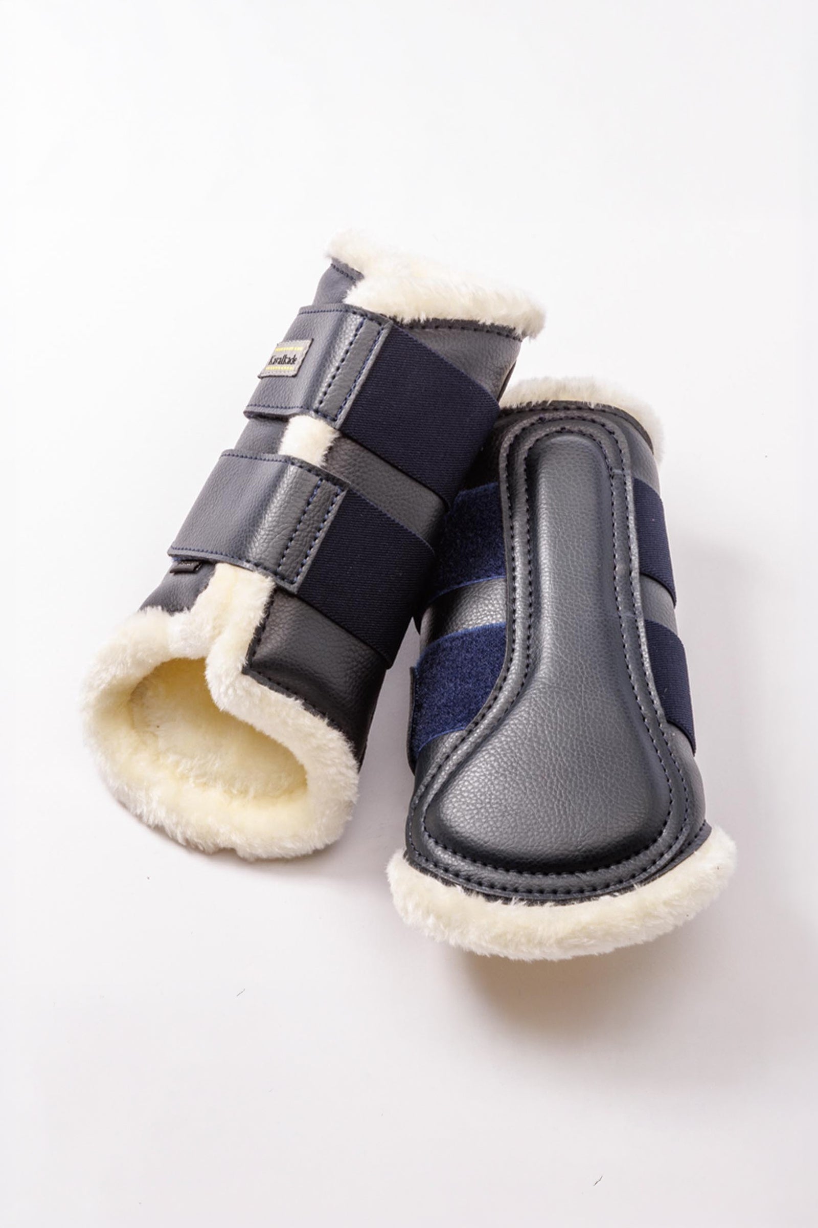 Kavalkade Anatomic paratendini in pelle sintetica con pelliccia sintetica Leg & Hoof Protection