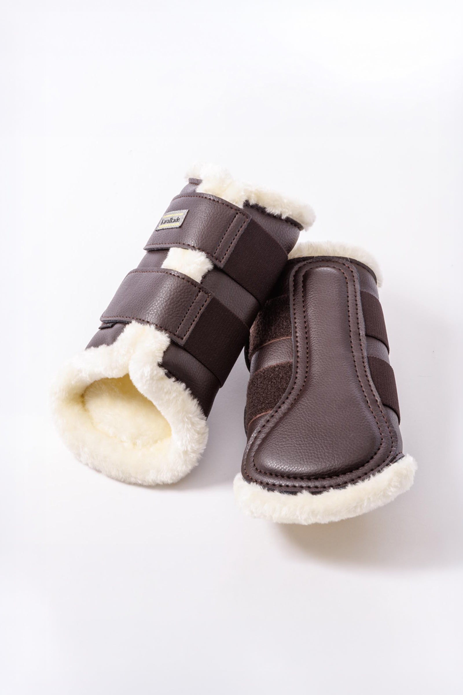 Kavalkade Anatomic paratendini in pelle sintetica con pelliccia sintetica Leg & Hoof Protection