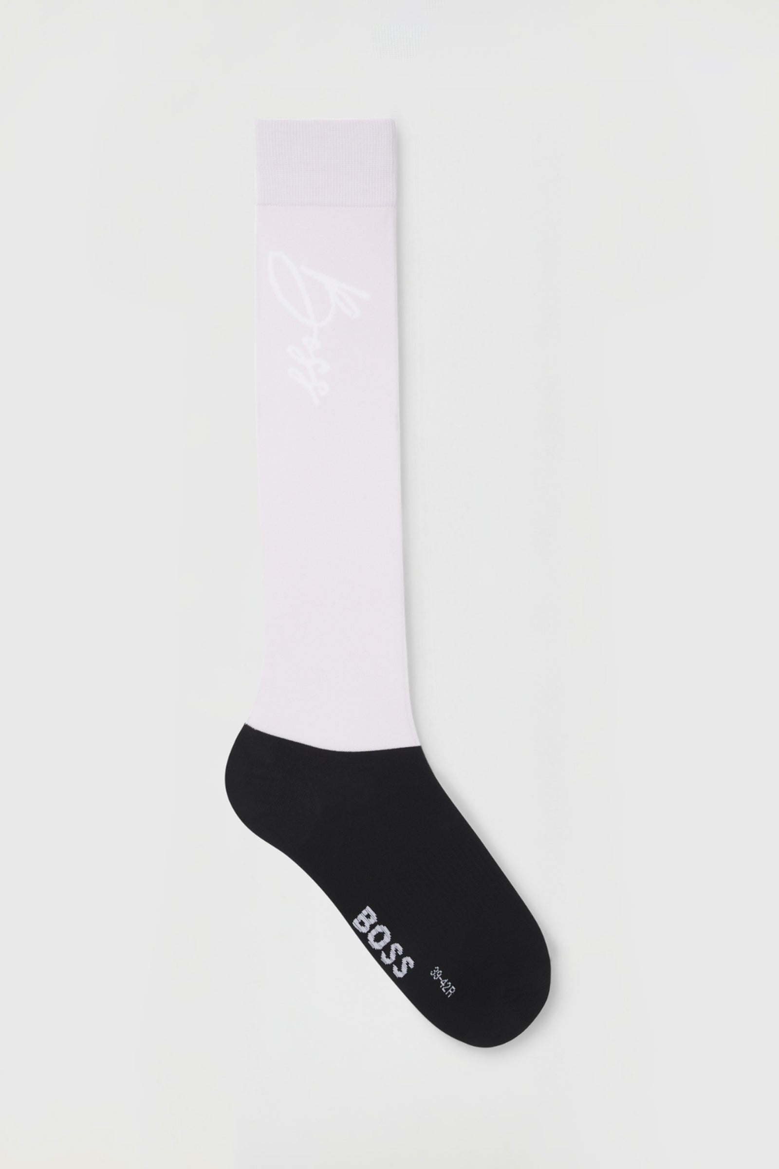 BOSS Equestrian Boss Sasha calze equitazione logo scritto a mano Calzini