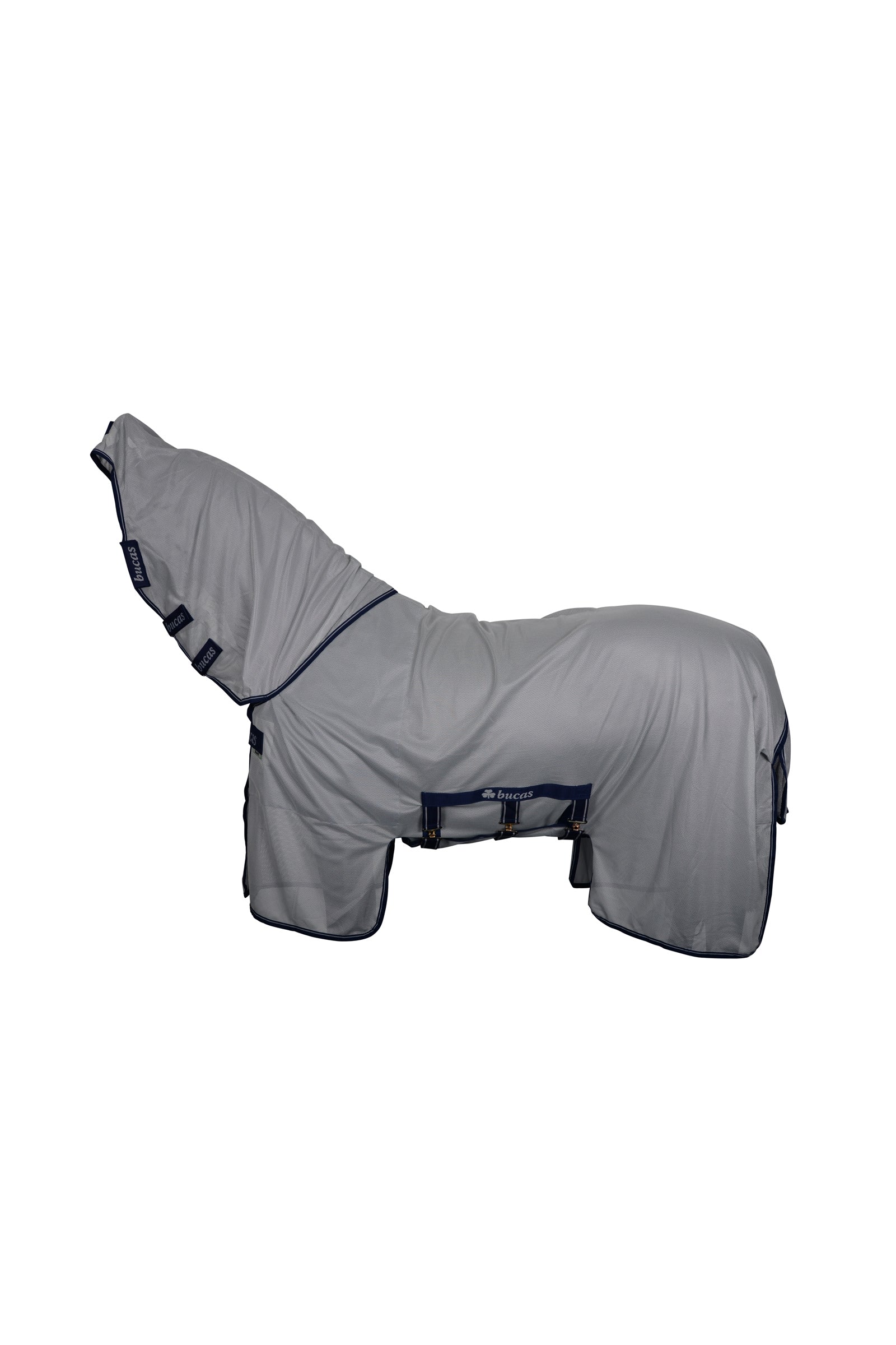 Bucas Buzz-Off X-light Full Neck coperta antimosche con colletto fisso Coperte per cavalli