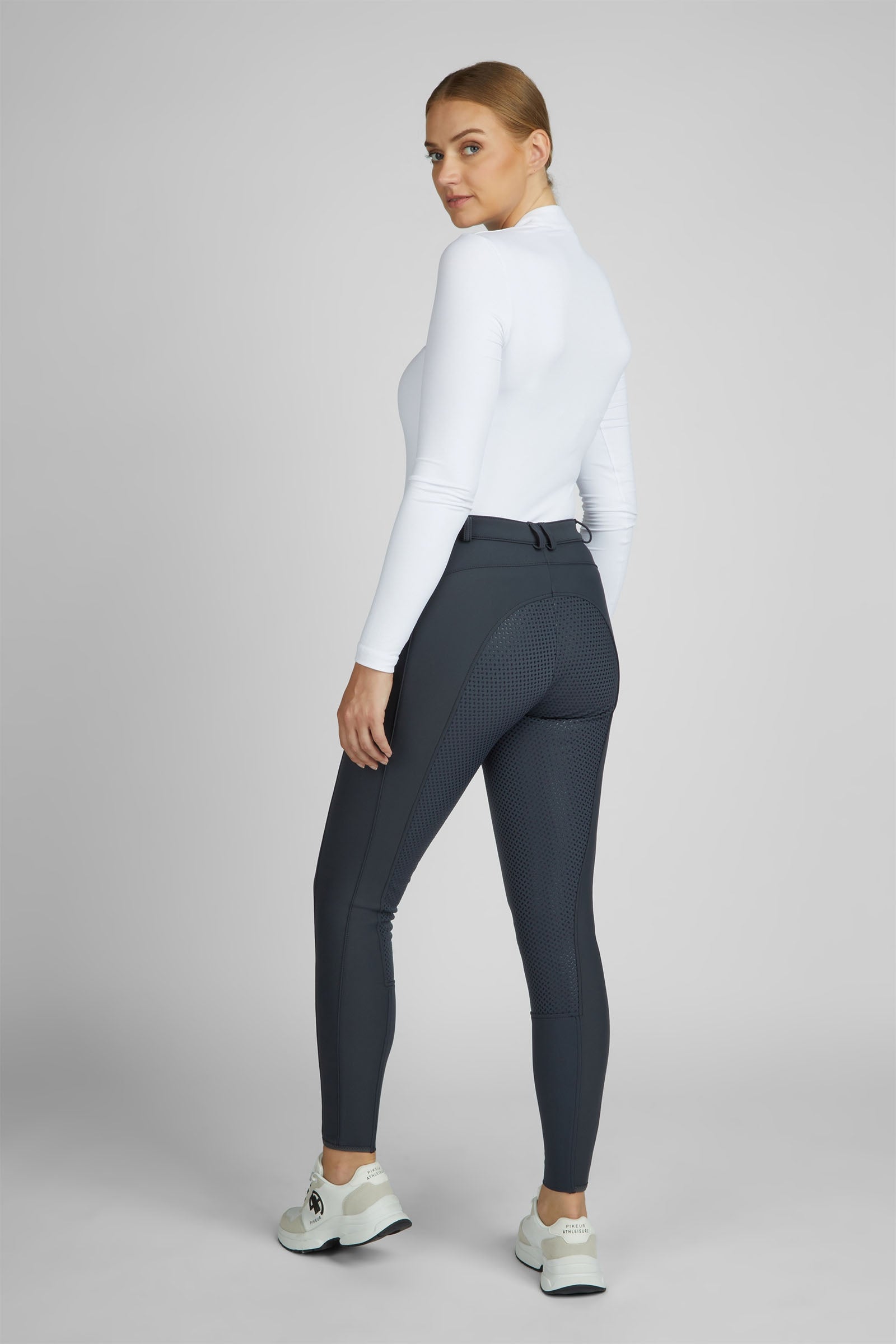 Pikeur Tessa Pantaloni da Equitazione Softshell con Full Grip Womens Breeches