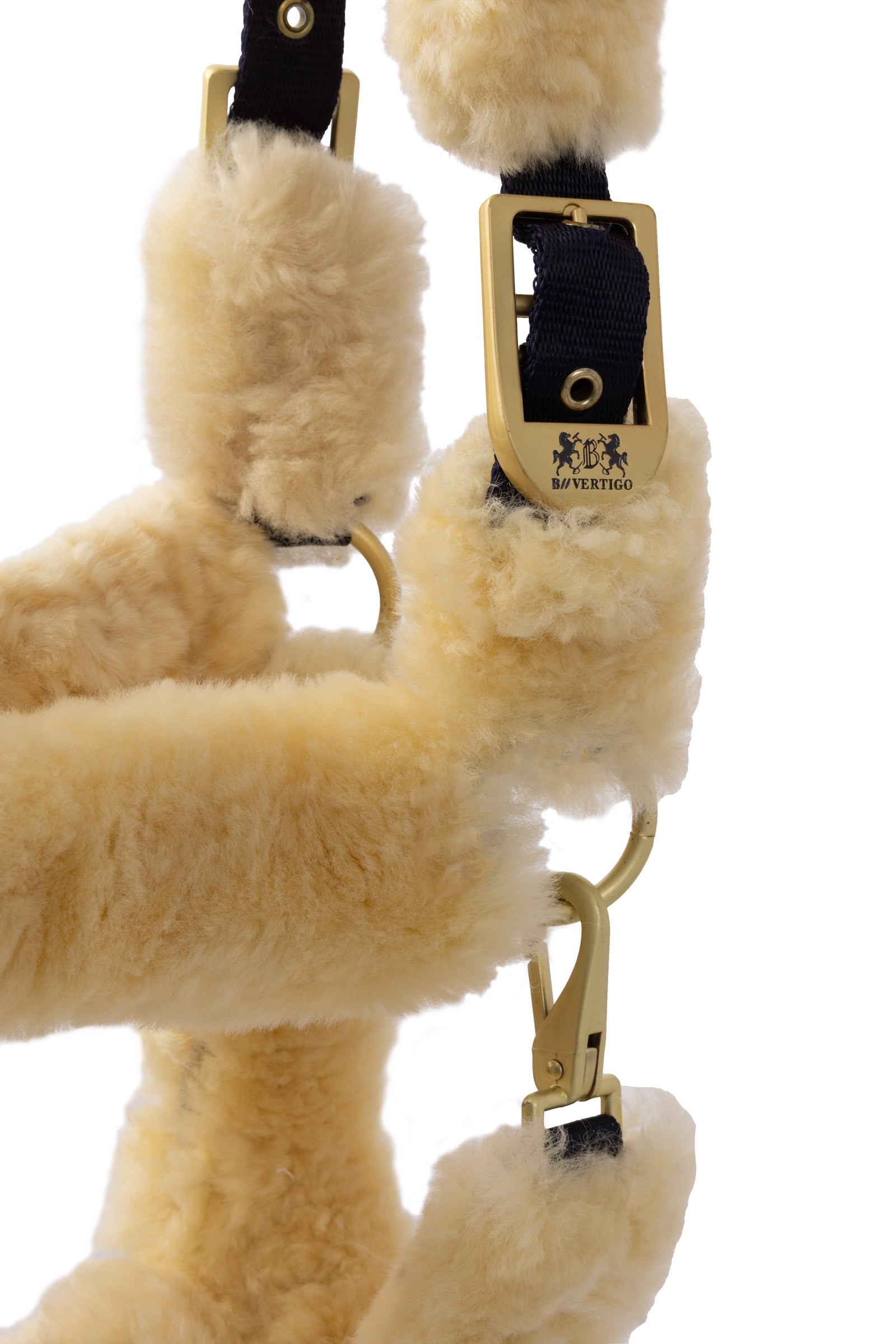 B Vertigo Tremblant Halter with Sheepskin Halters & Leads
