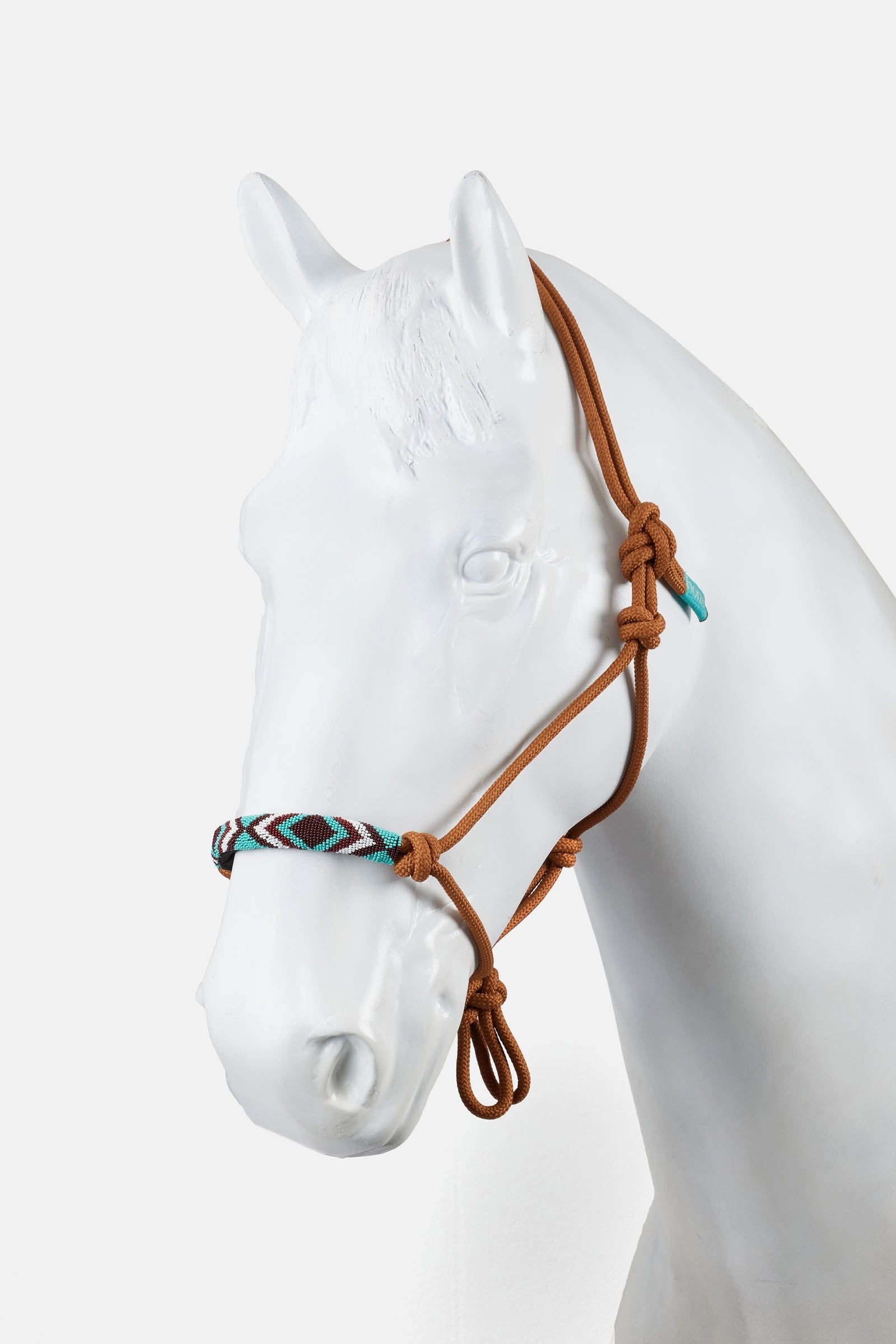 Horze cavezza in corda con perline decorative Cavezze e guinsagli