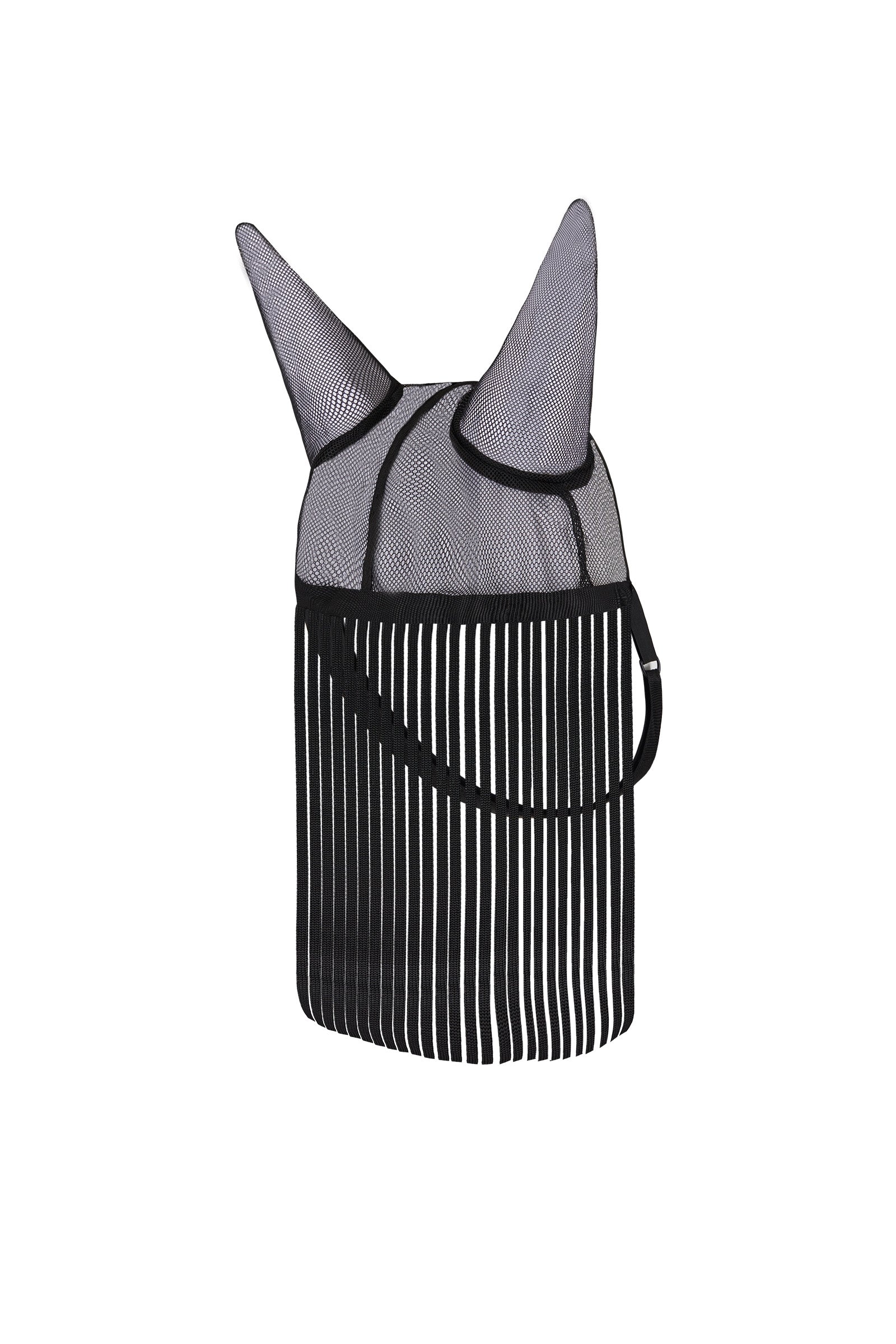 Horze Cuffietta in rete e con frange Protezione antimosche per cavalli