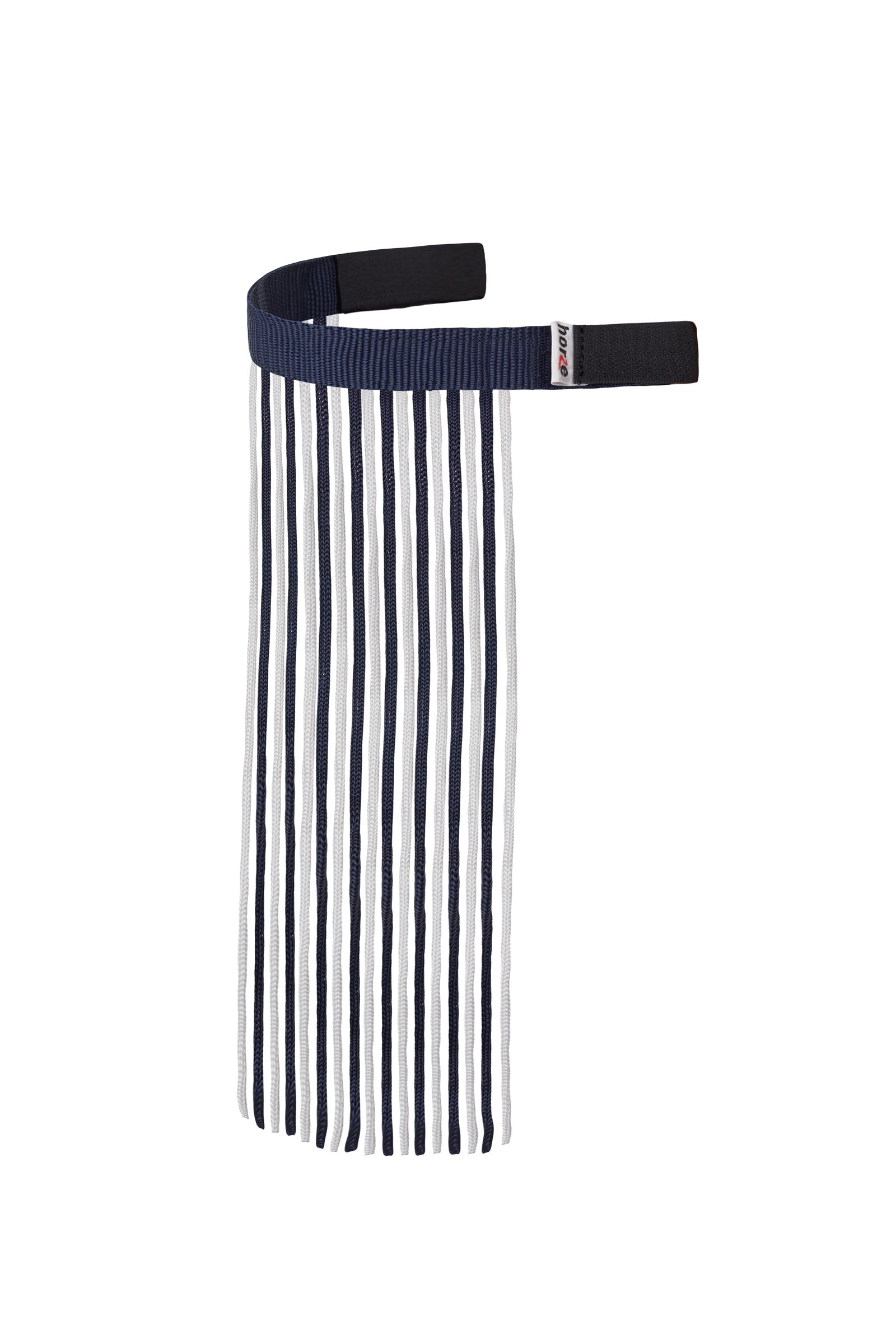 Horze cuffietta in rete e con frange Protezione antimosche per cavalli