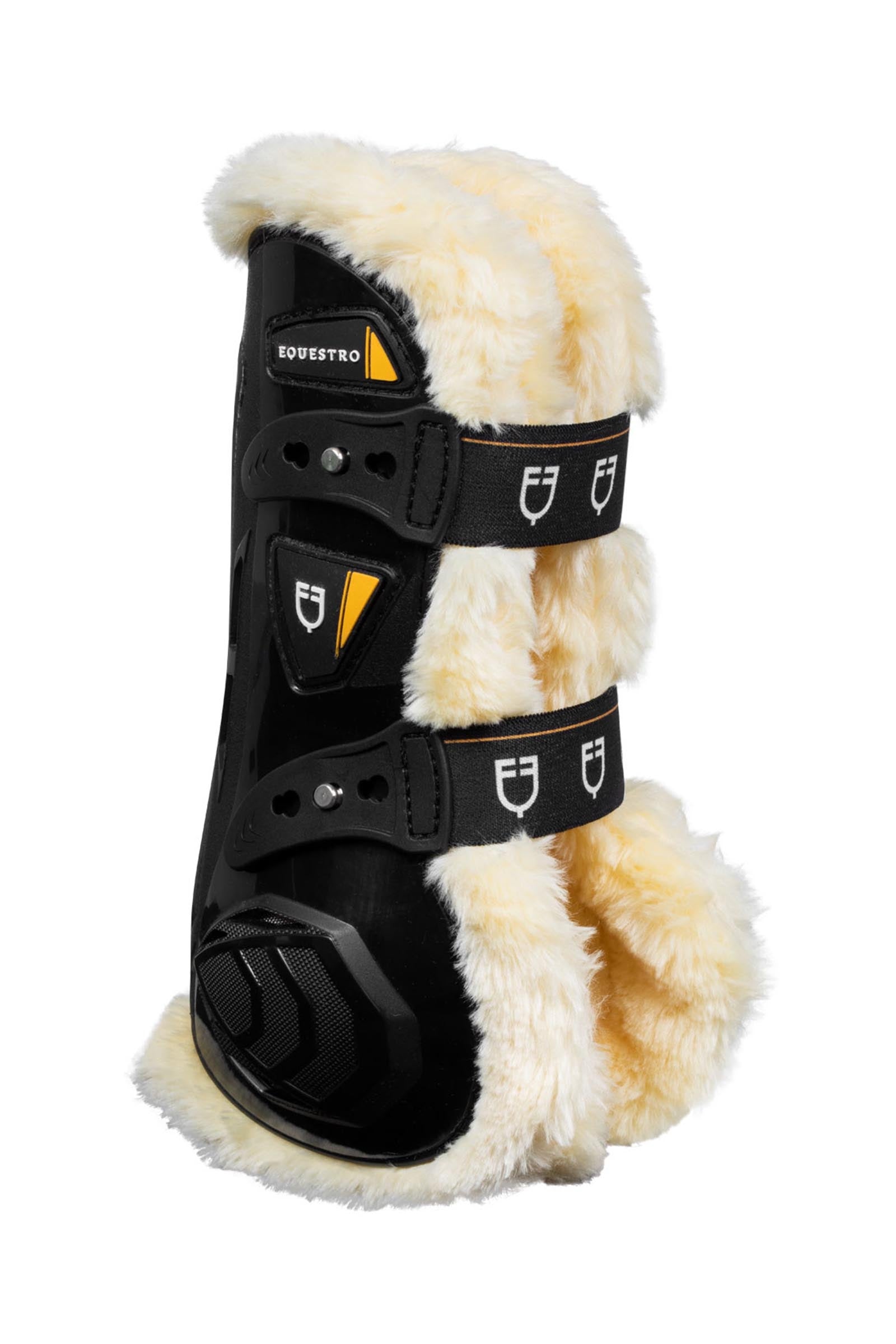 Equestro stinchiere con agnello sintetico e chiusura rapida Leg & Hoof Protection