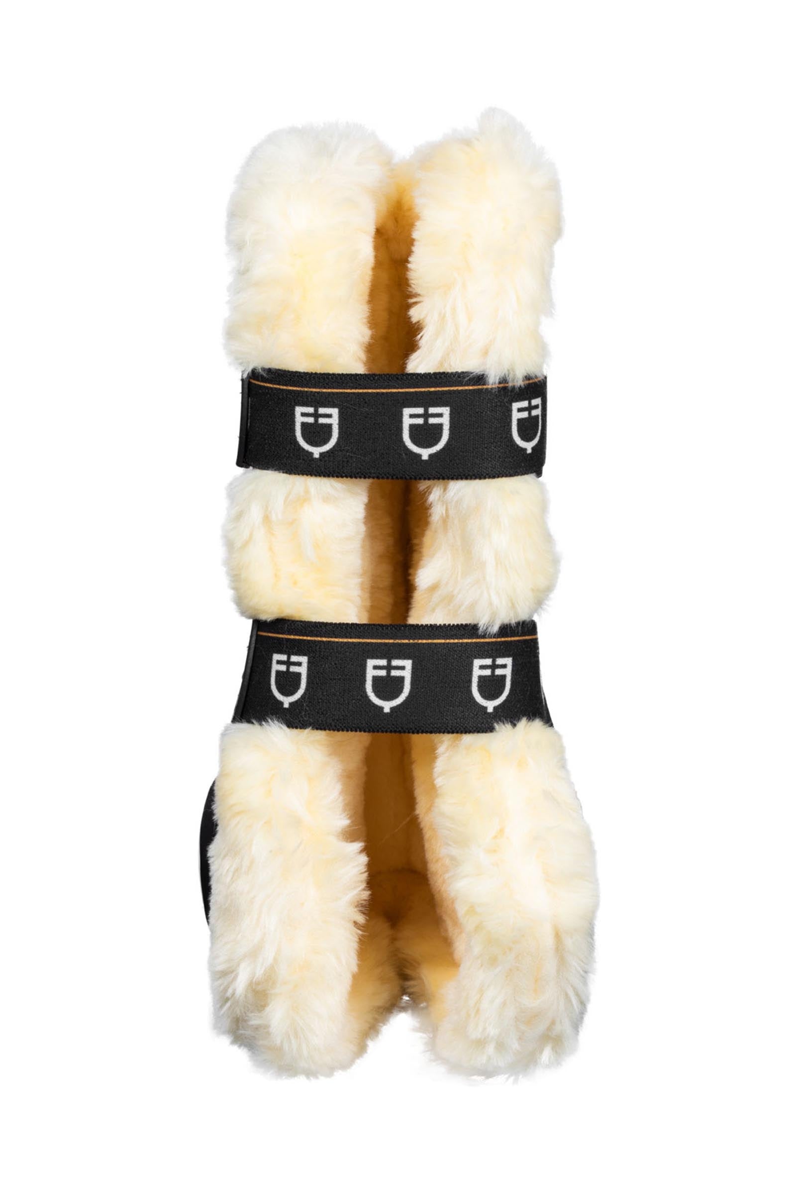 Equestro Synthetic Sheepskin Quick Release Tendon Boots Leg & Hoof Protection