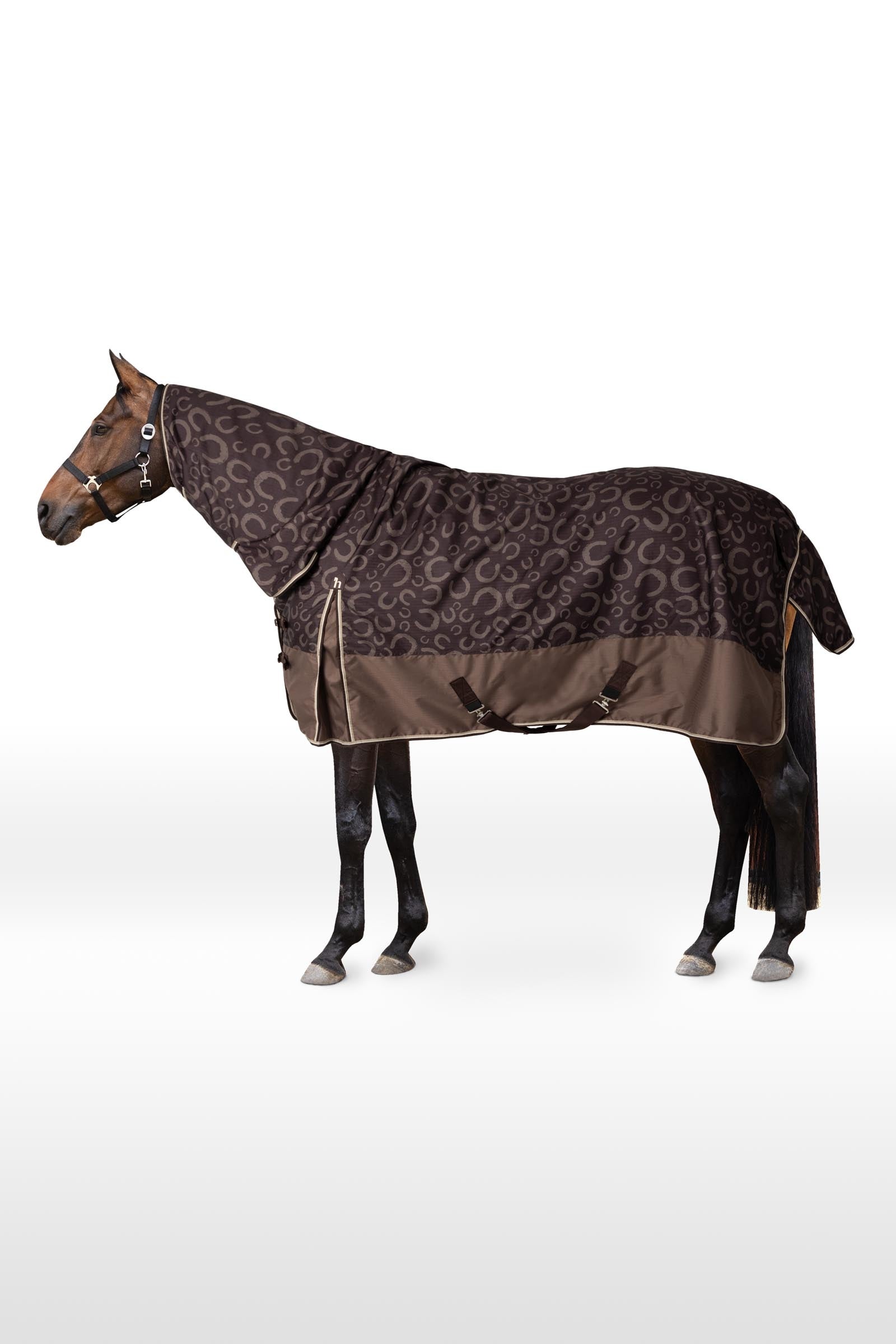 Horze Glasgow Coperta leggera da turnout con collo intero, 0g Coperte per cavalli