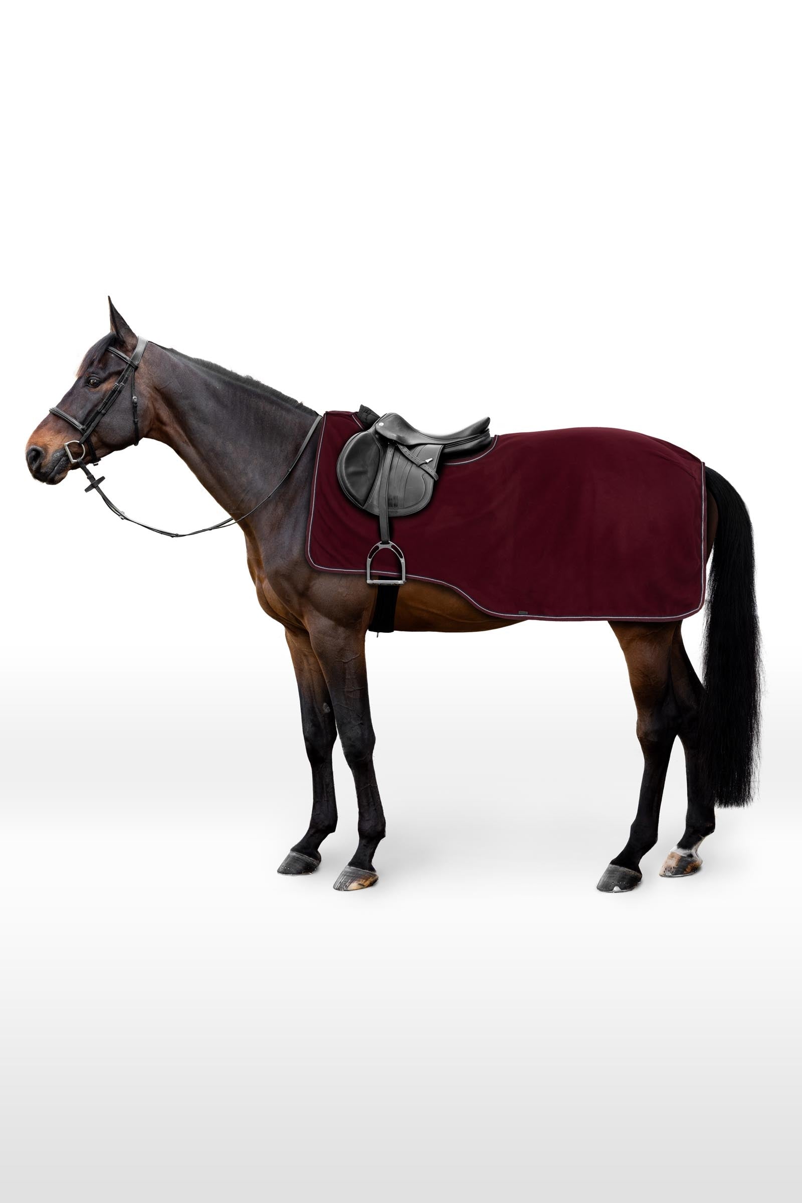 Horze Coperta da equitazione in pile Kiel Coperte per cavalli