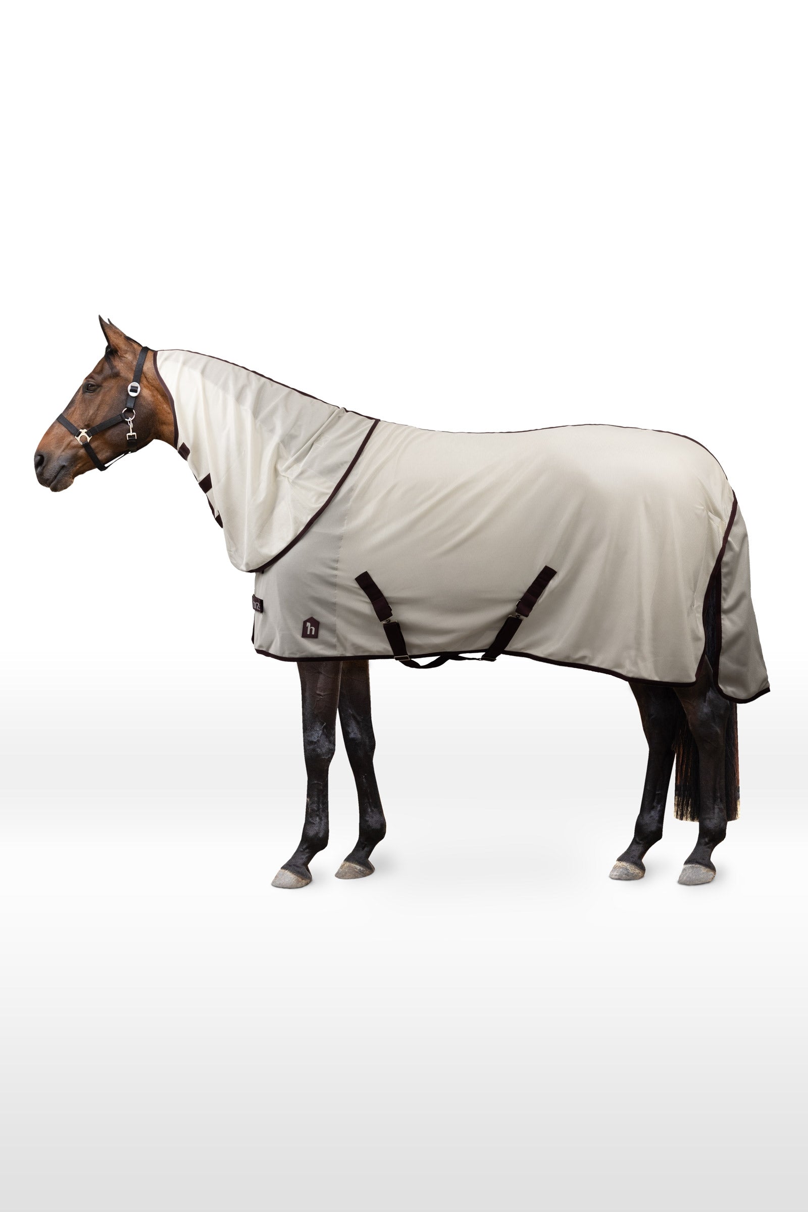 Horze Paso Fino Coperta antimosche con collo rimovibile e protezione UV Coperte per cavalli