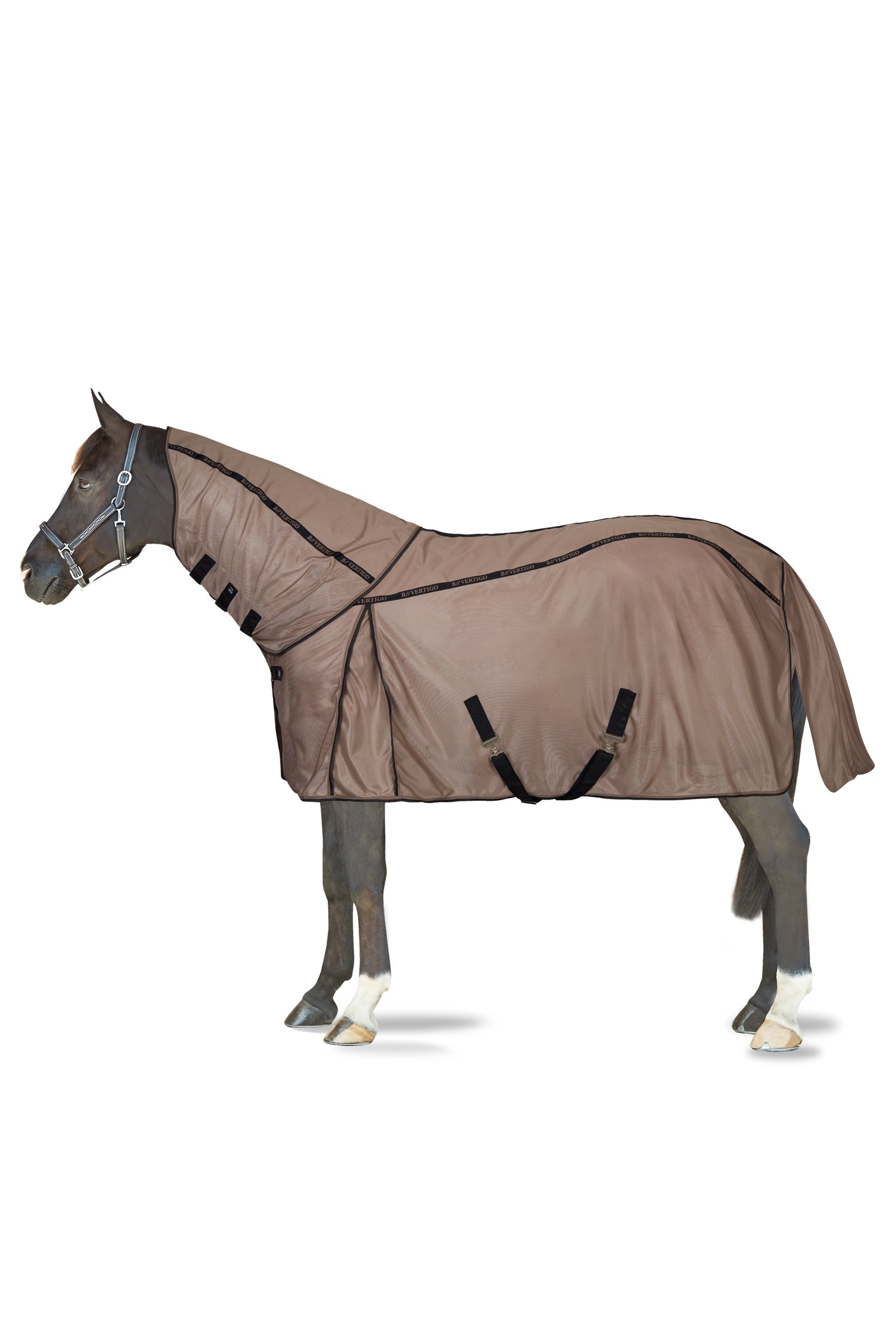 B Vertigo Combo Coperta antimosche con collo rimovibile e protezione UV Coperte per cavalli