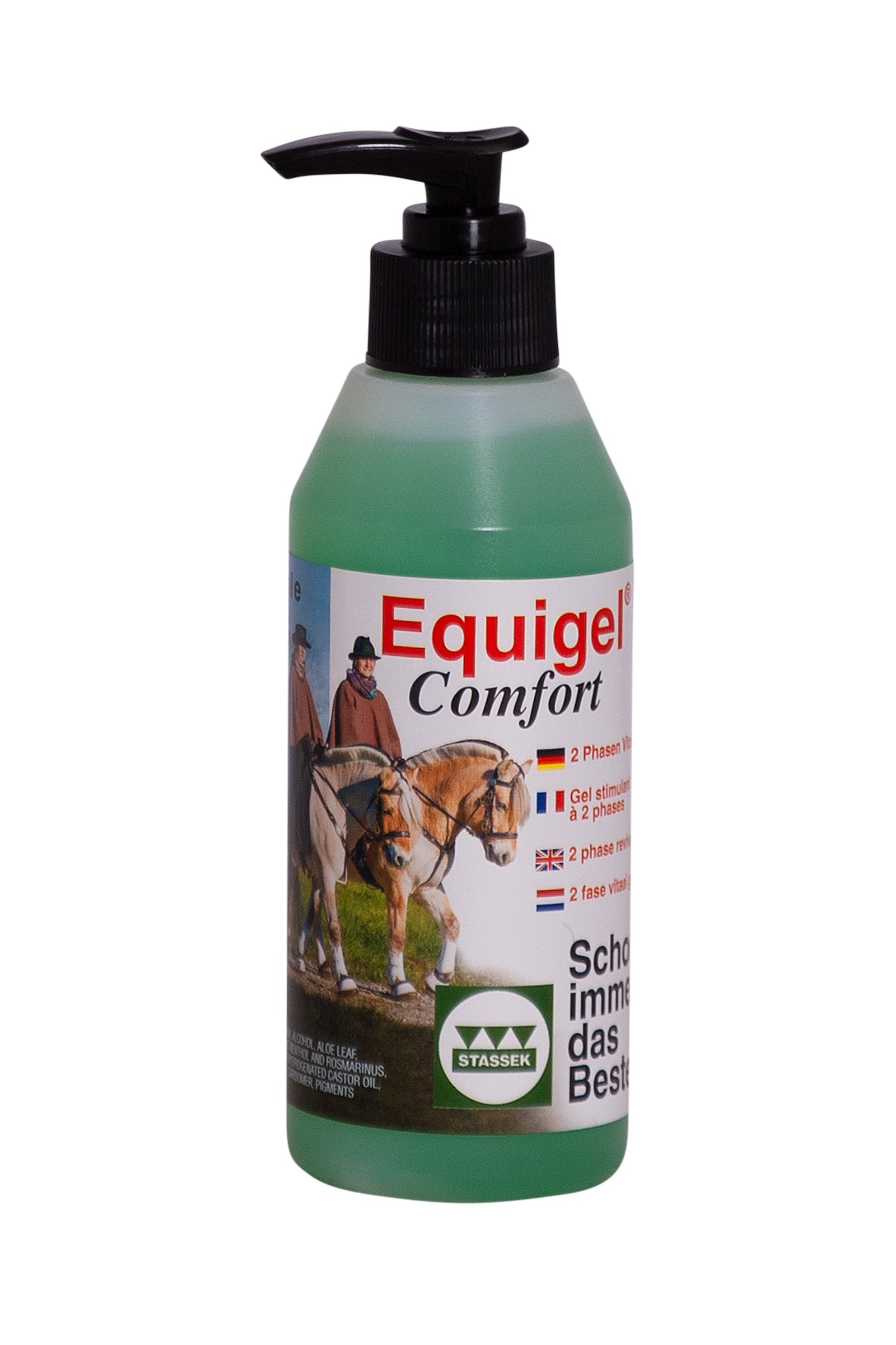 Stassek Equigel Comfort Rinfrescante e Lenitivo con Aloe Vera, 250 ml Prodotti per la salute