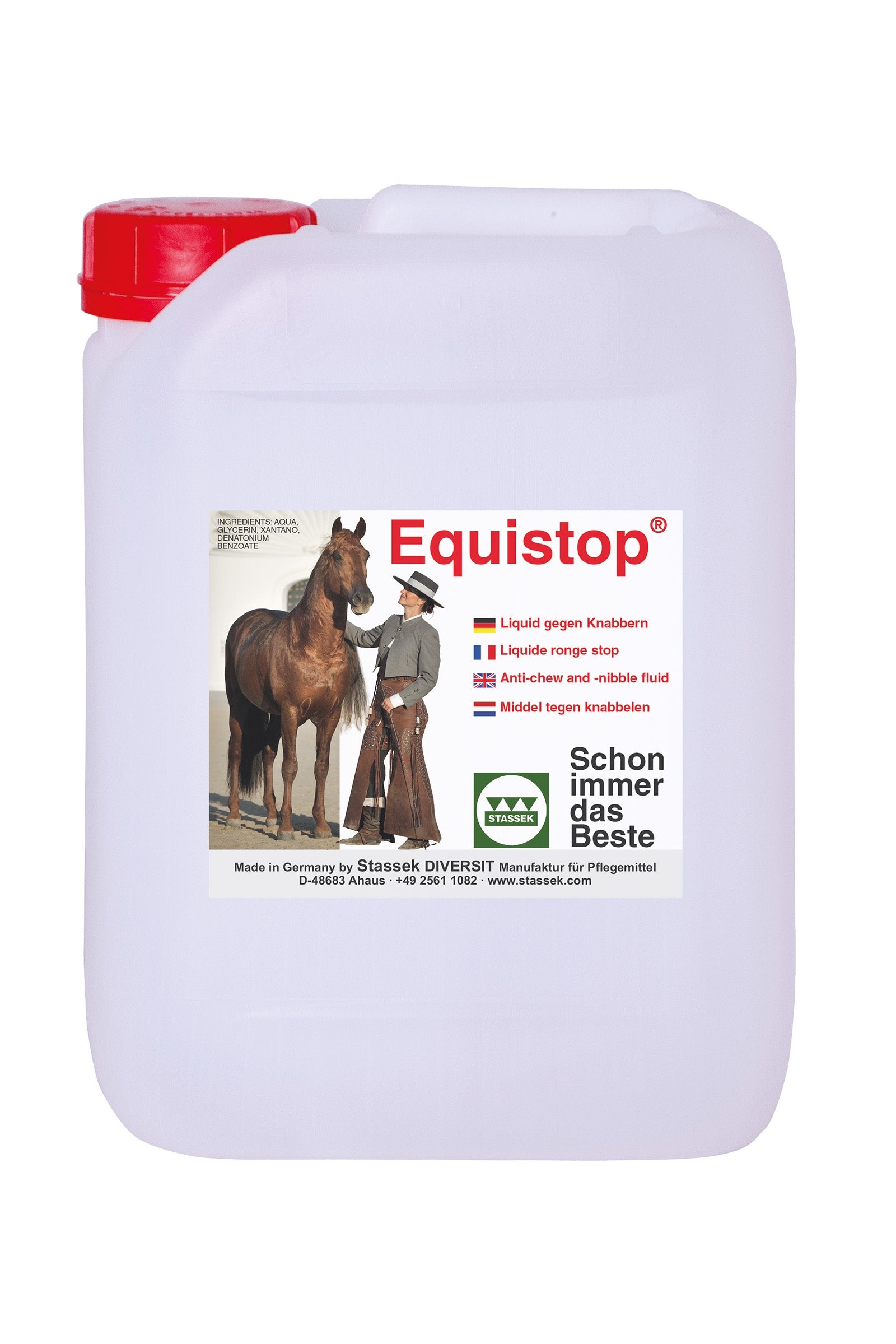 Stassek Equistop Fluido Anti-Nibble, 5 litri Attrezzi per la stalla