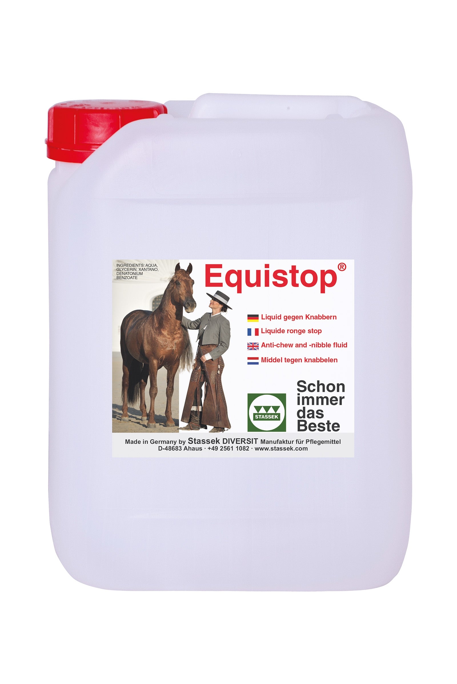 Stassek Equistop Fluido Anti-Nibble, 2 litri Attrezzi per la stalla