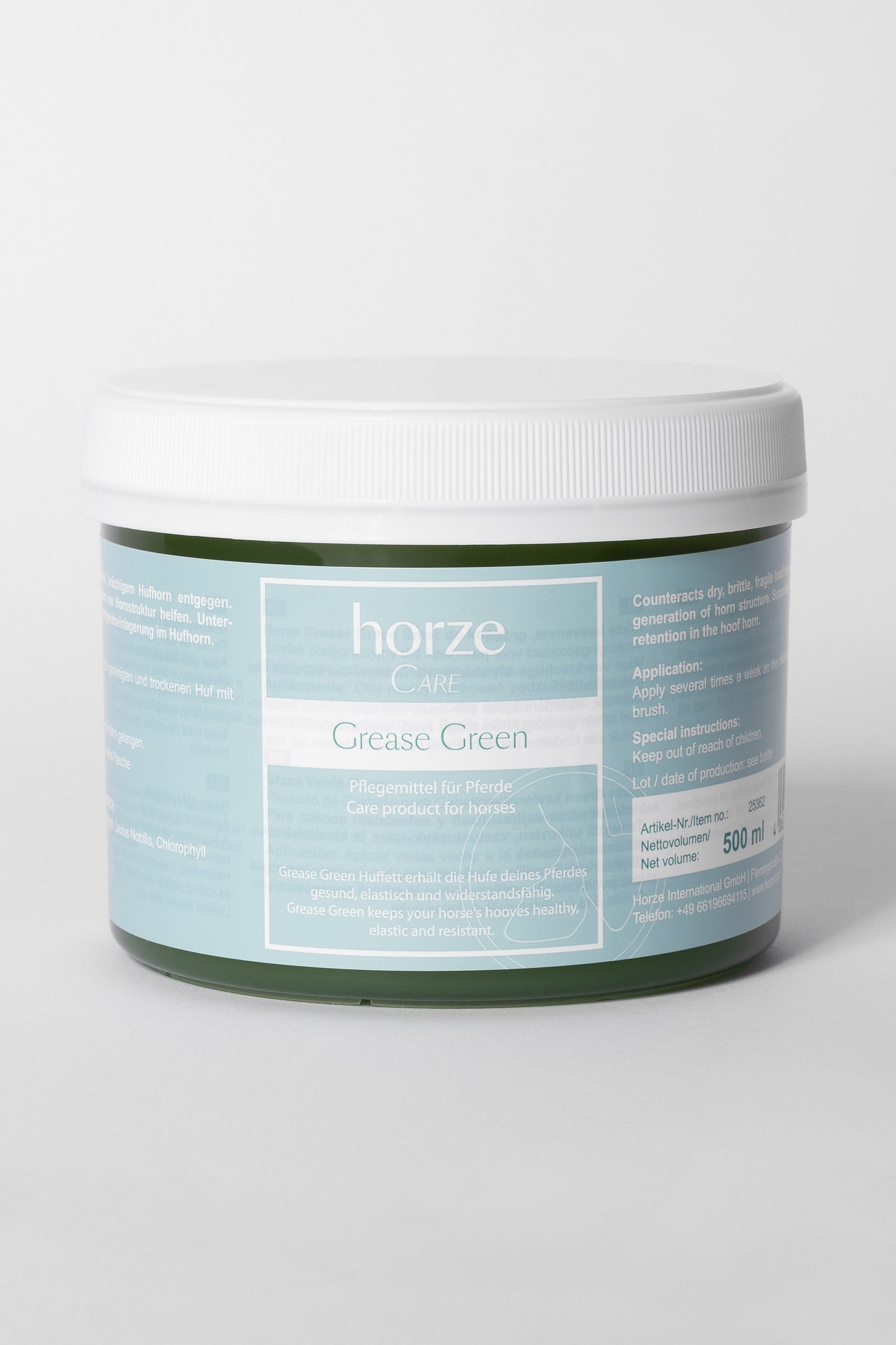Horze Grease Green, 500 ml Prodotti per la salute
