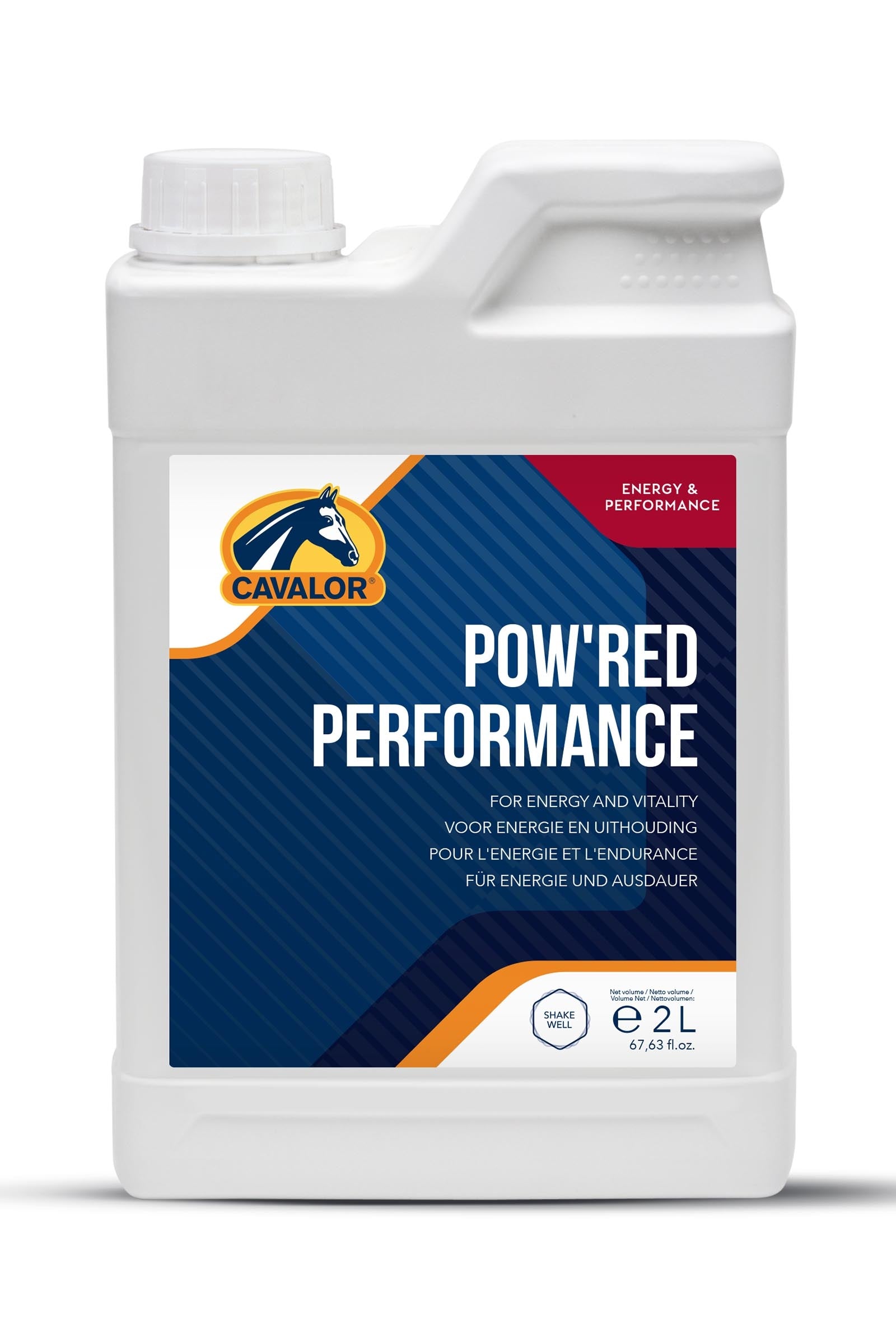 Cavalor Pow'Red Performance, energia e resistenza, 2 L Horse Feed & Nutrition
