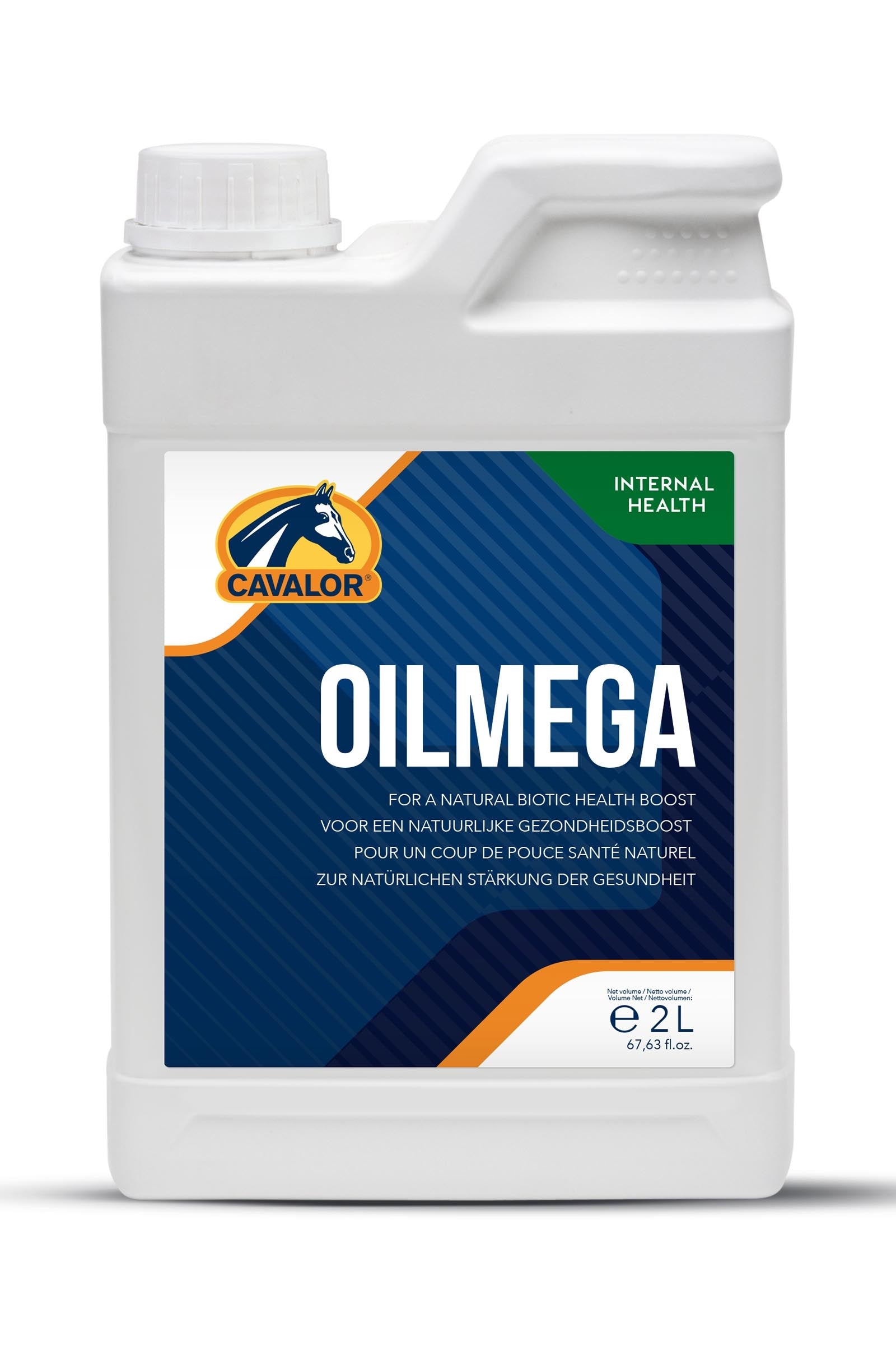 Cavalor Oilmega, flora intestinale e sistema immunitario, 2 L Horse Feed & Nutrition