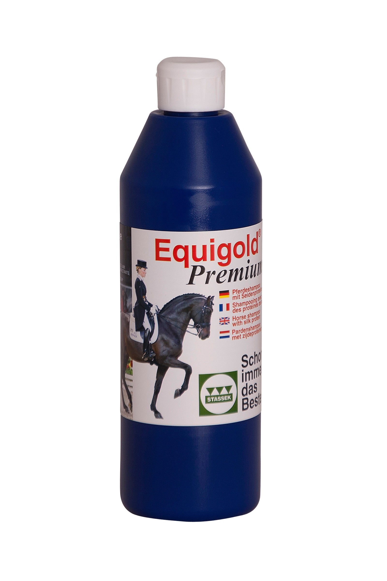 Stassek Equigold Premium Shampoo per cavalli, 500 ml Prodotti per la salute
