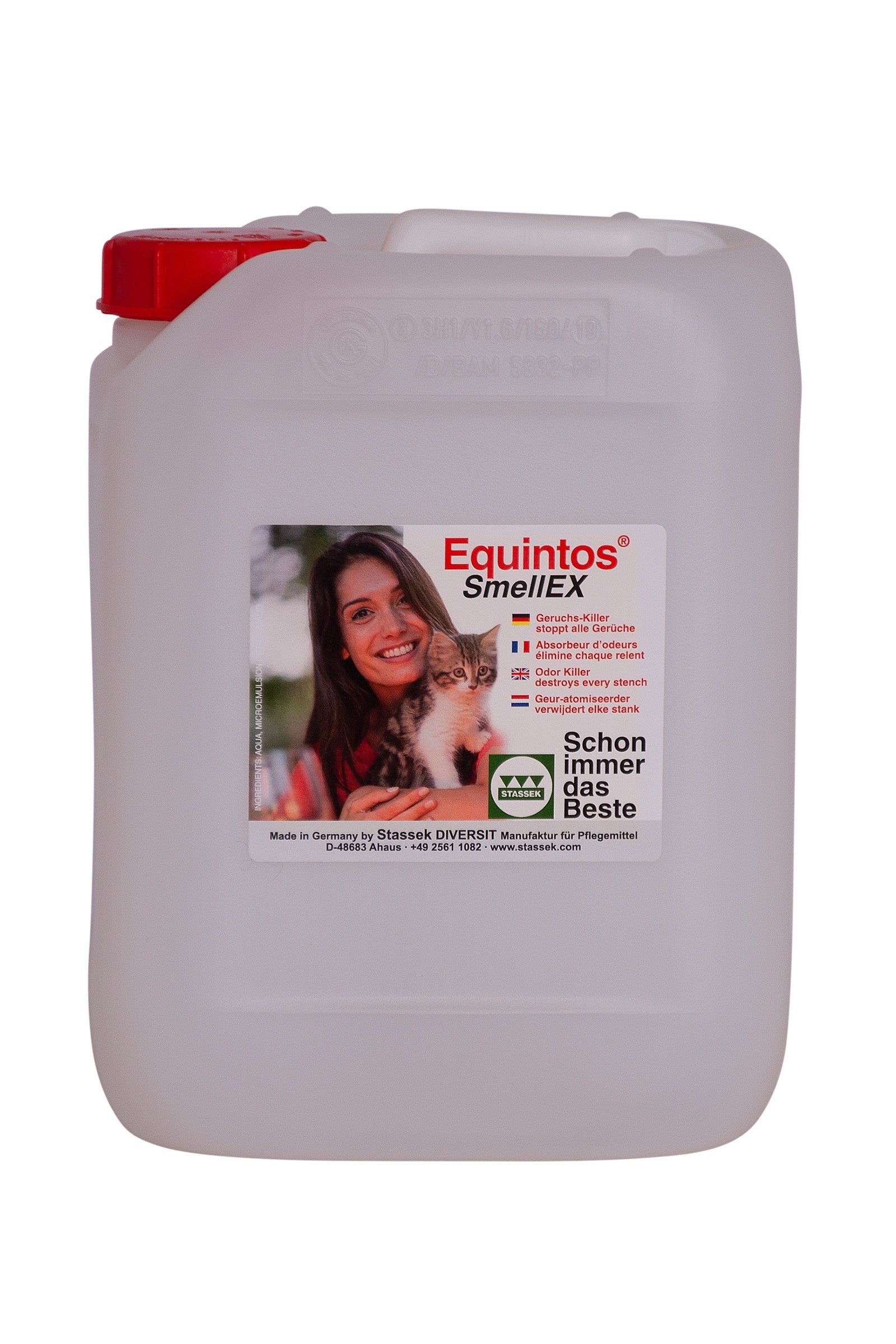 Stassek Equintos SmellEX Sterminatore di odori, 5 litri Attrezzi per la stalla