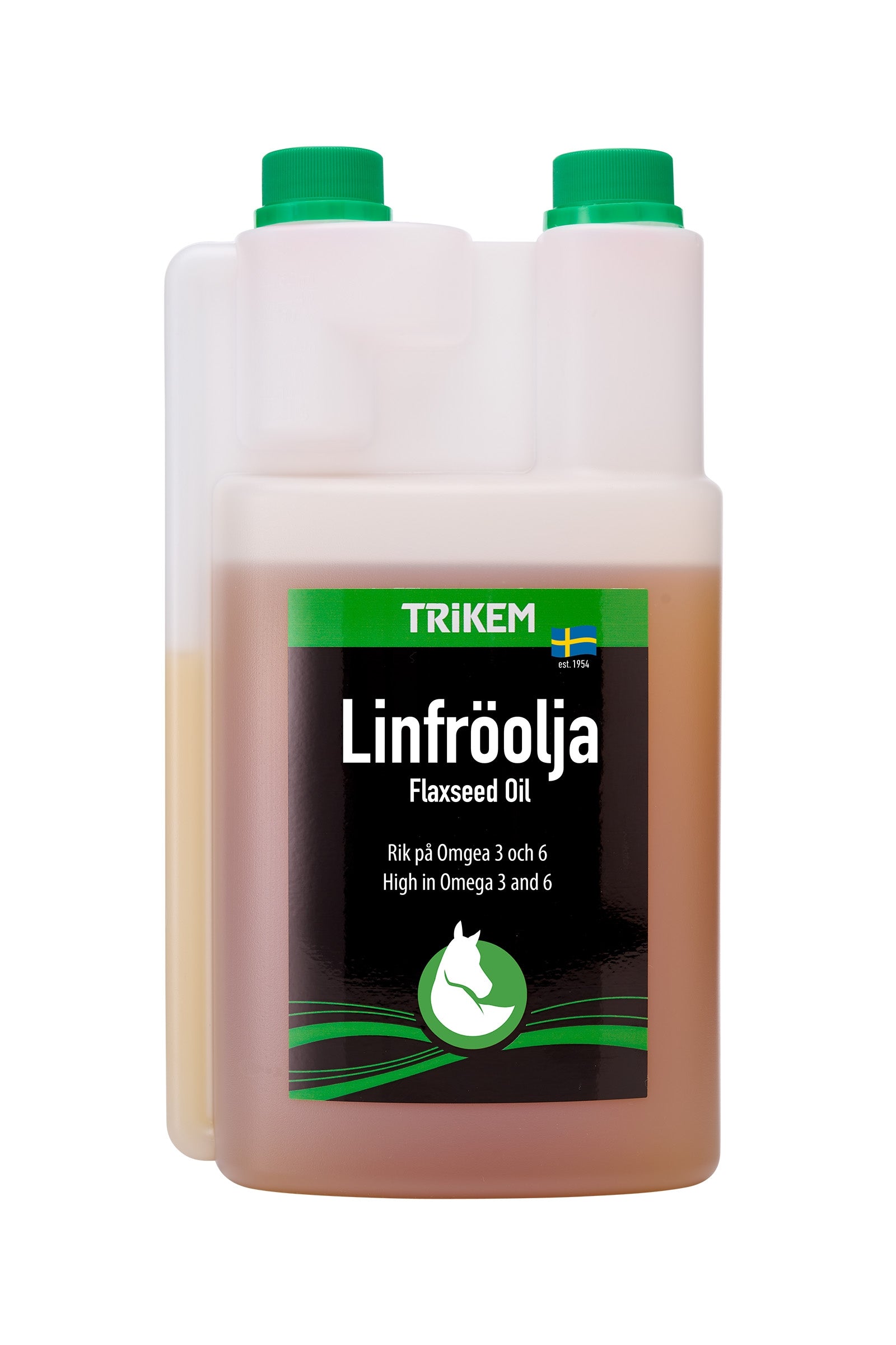 Trikem Olio di semi di lino, 1 litro Horse Feed & Nutrition