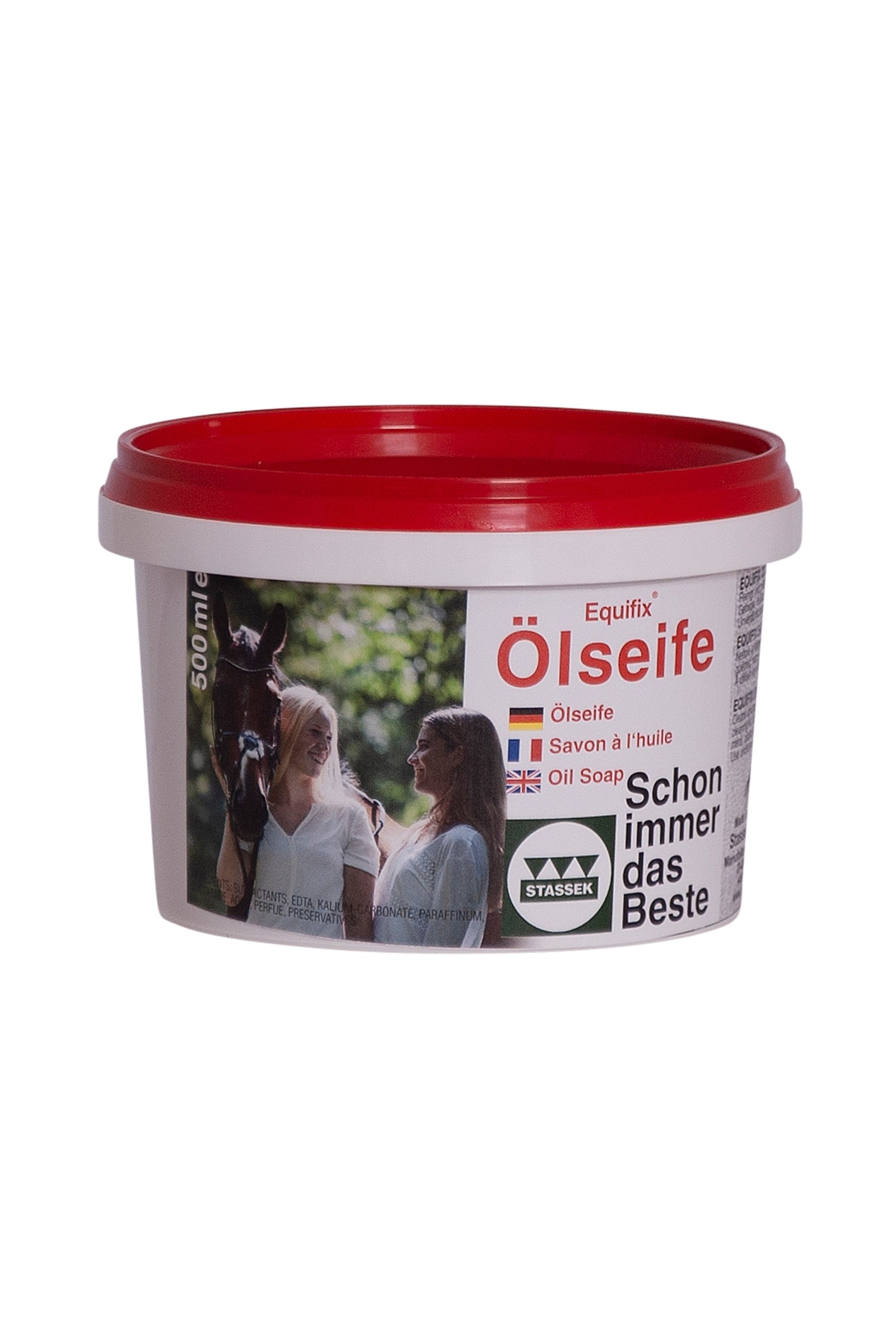 Stassek Equifix Sapone all'olio cremoso, 500 ml Prodotti per la salute