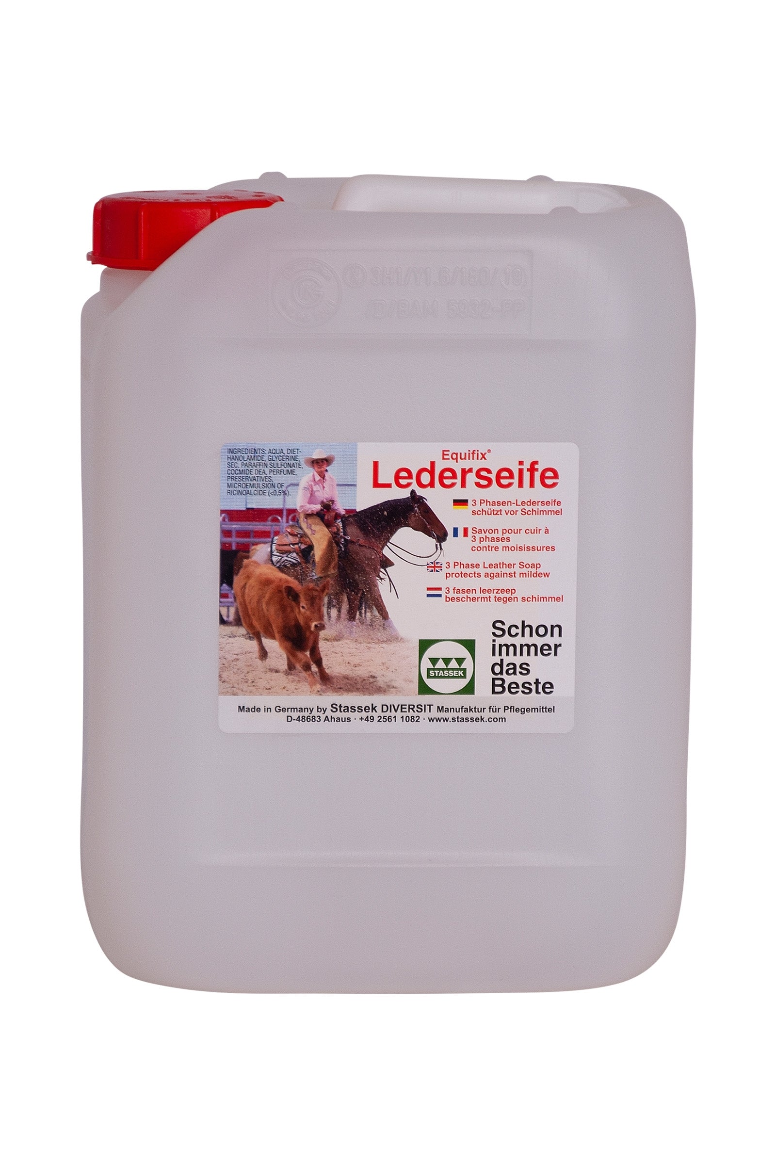 Stassek Equifix Sapone per pelle trifase, 2 litri Prodotti per la salute