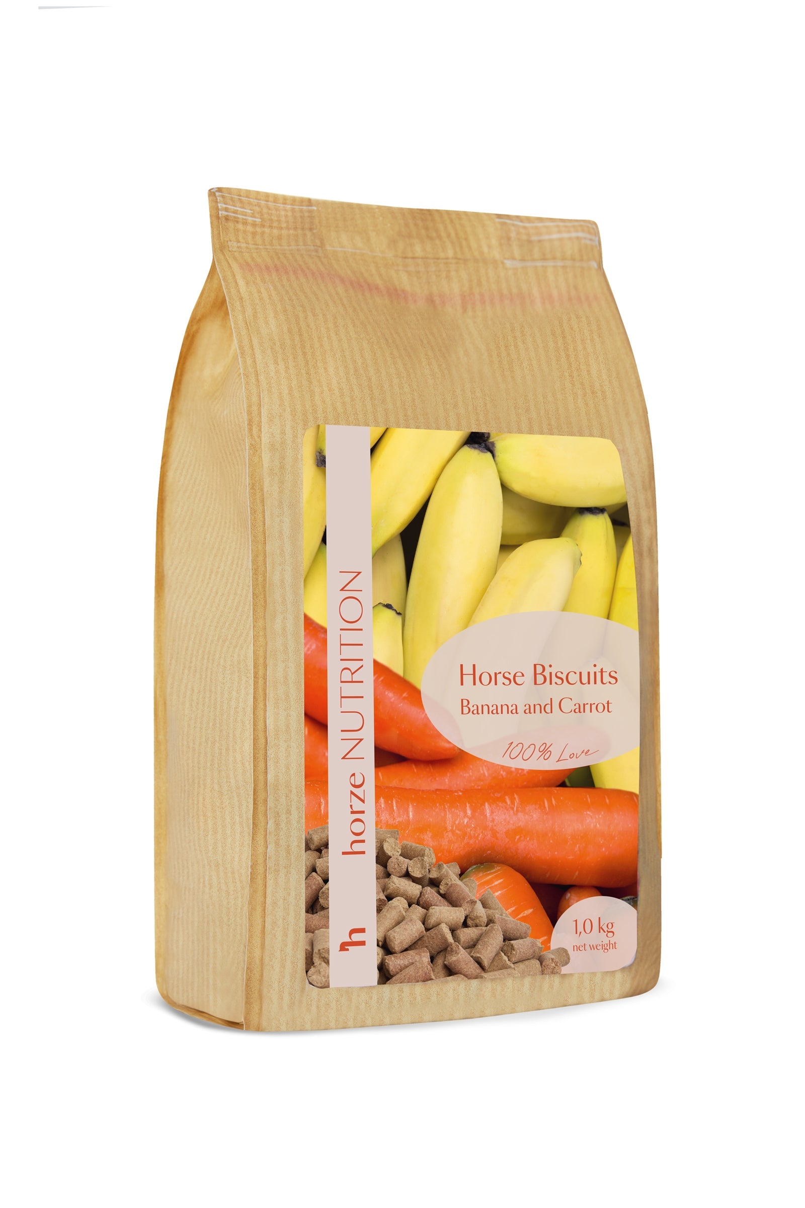 Horze Biscotti alla banana e carota, Dolcetti 1 kg Horse Feed & Nutrition