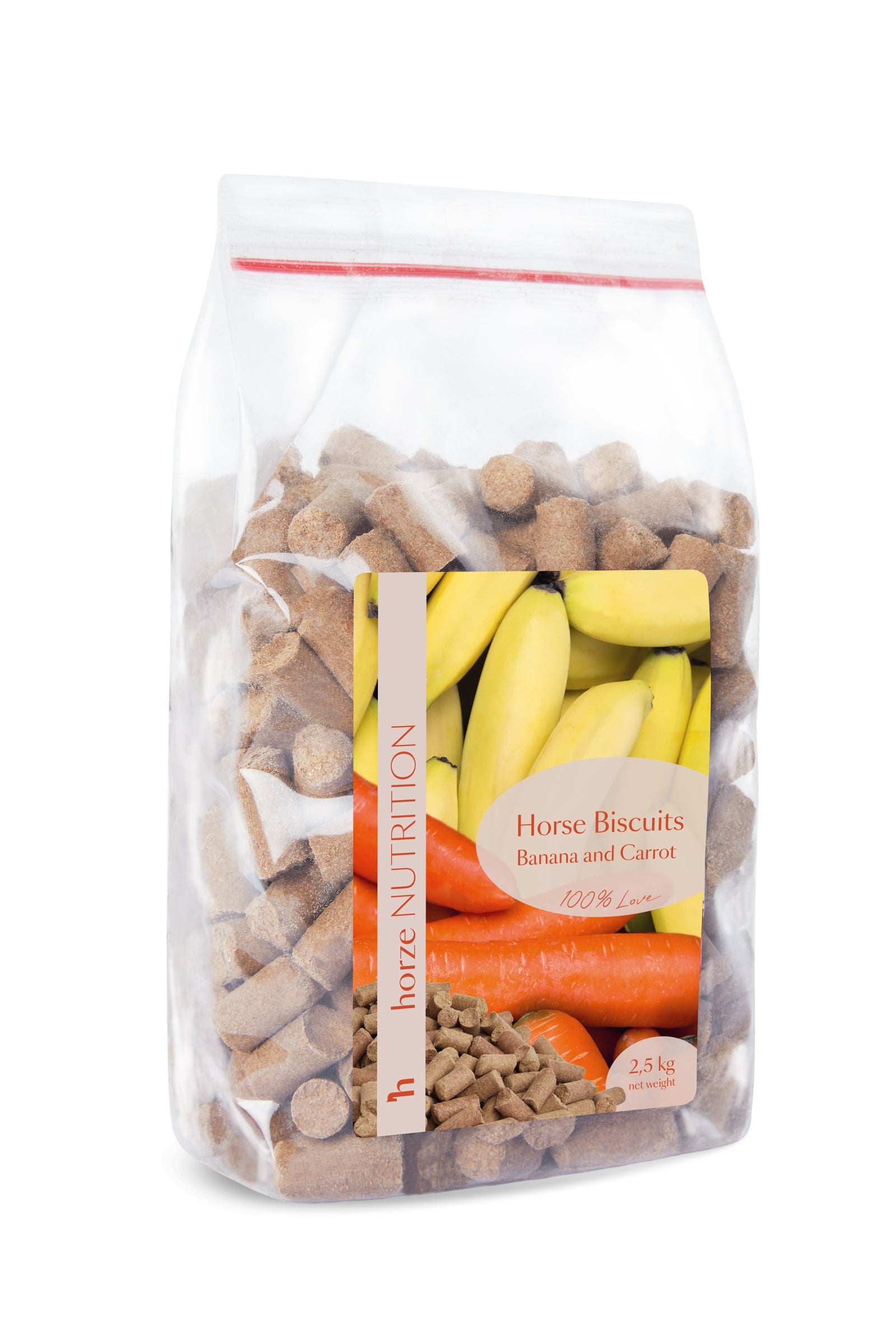 Horze Biscotti alla banana e carota, Dolcetti 2,5 kg Horse Feed & Nutrition